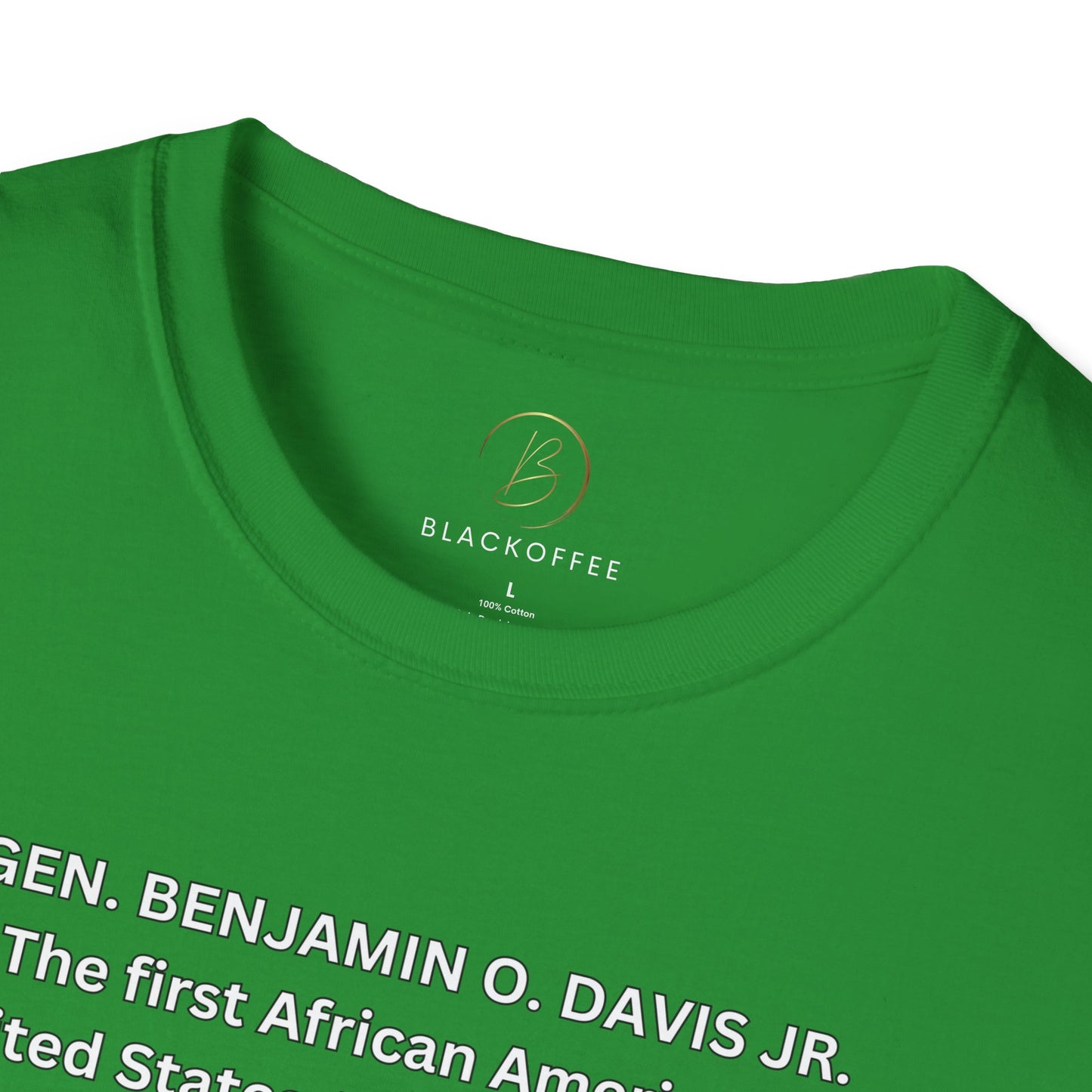 Celebrating Black History with General Benjamin O. Davis Jr.- Unisex Softstyle T-Shirt: