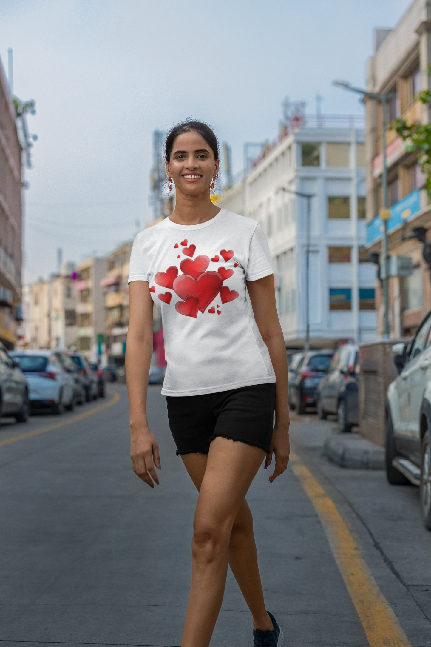 Exploding Heart Unisex Heavy Cotton Tee