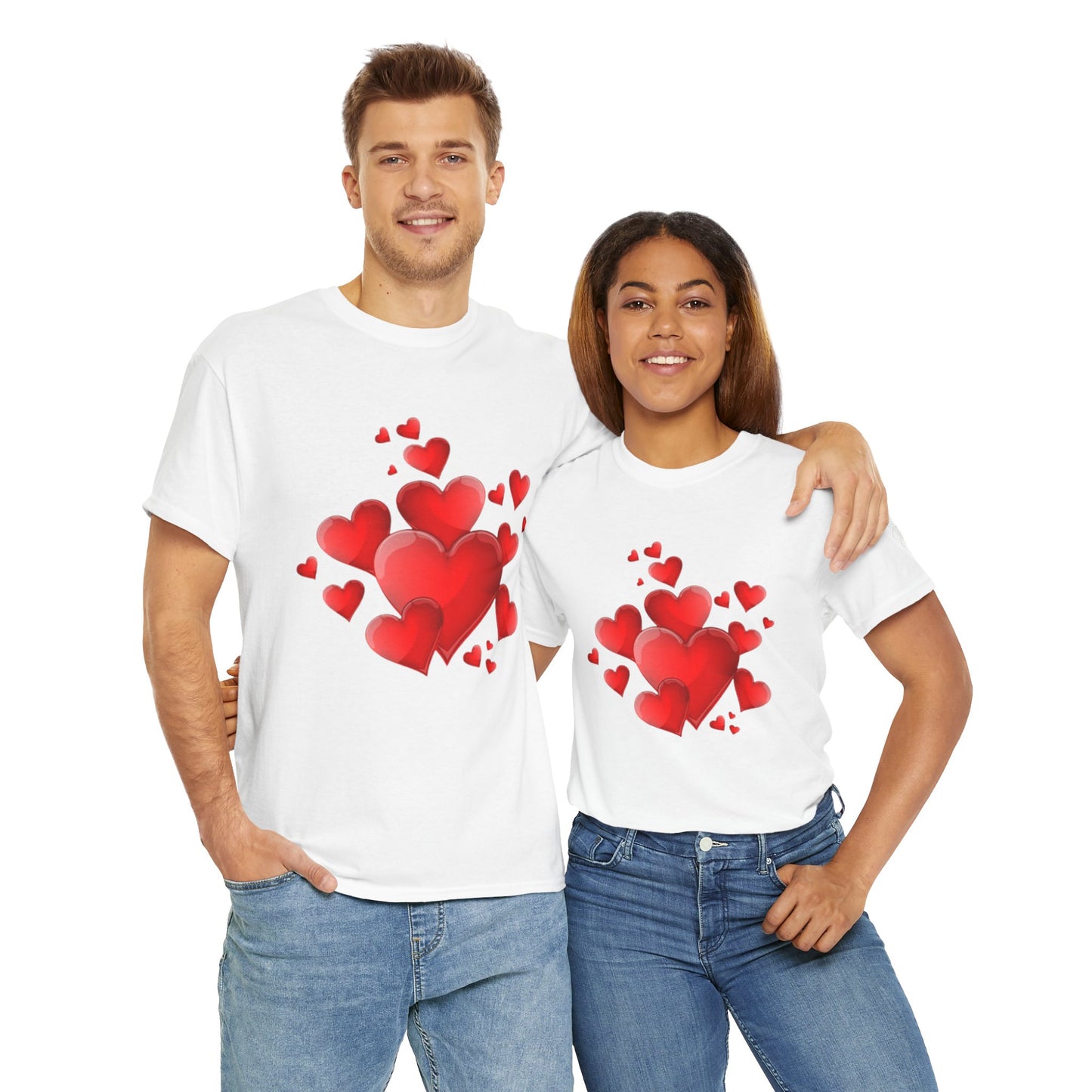 Exploding Heart Unisex Heavy Cotton Tee