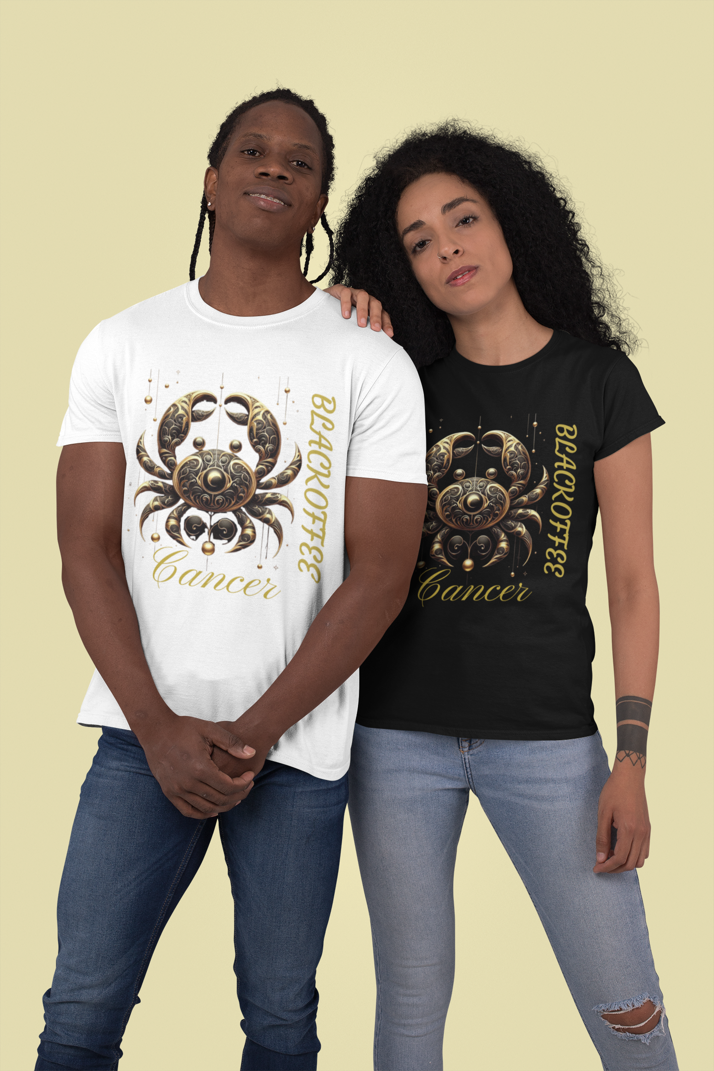 Unisex Cancer Zodiac Soft T-Shrit
