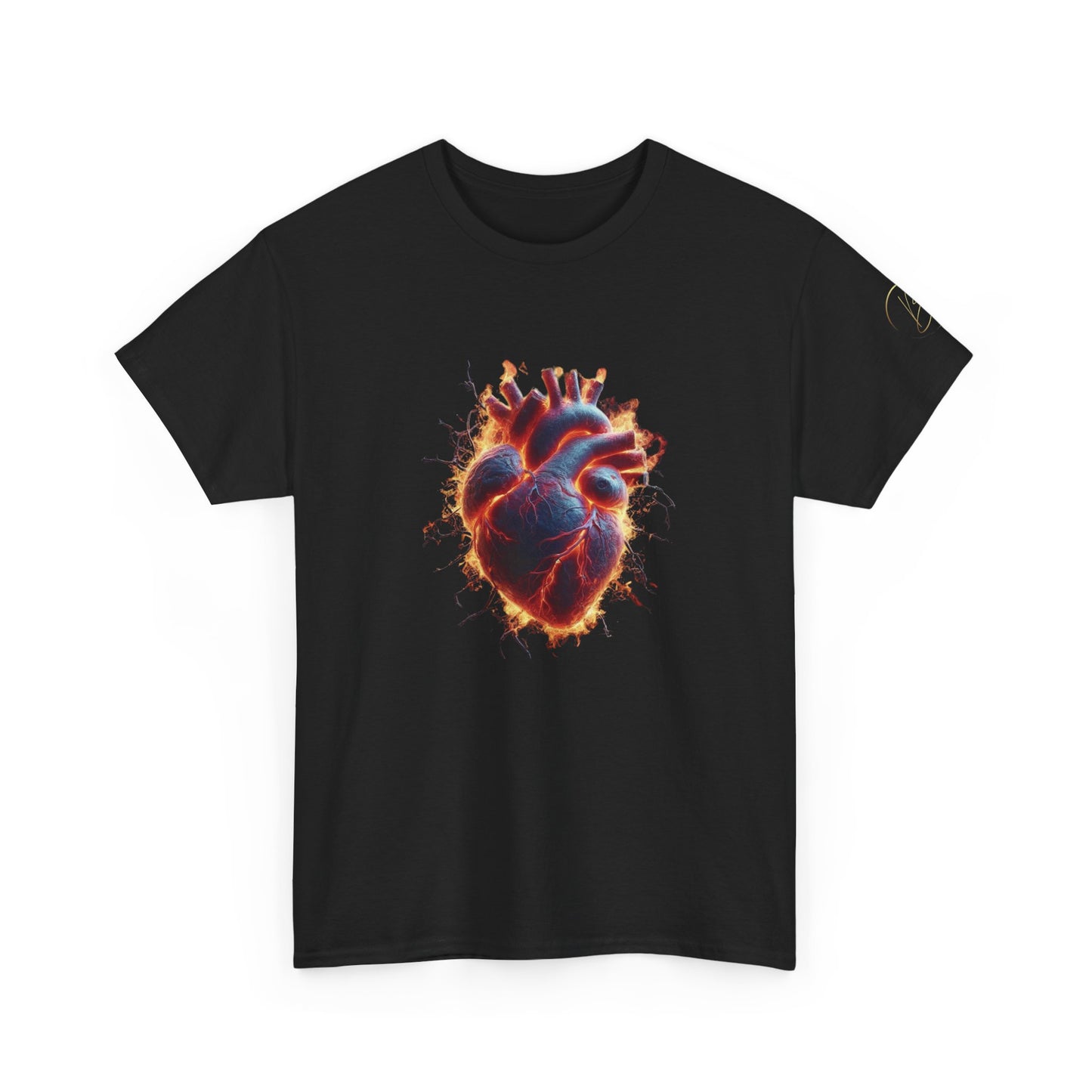 Burning Heart Unisex Heavy Cotton Tee