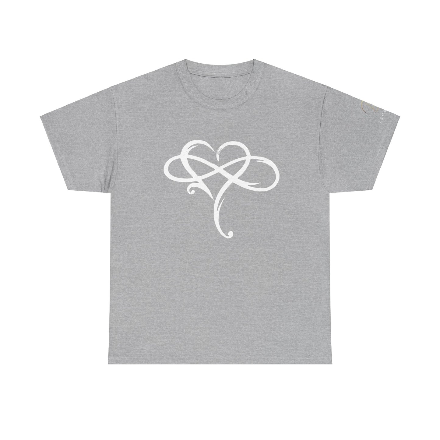 Heart and Infinity Unisex Heavy Cotton Tee