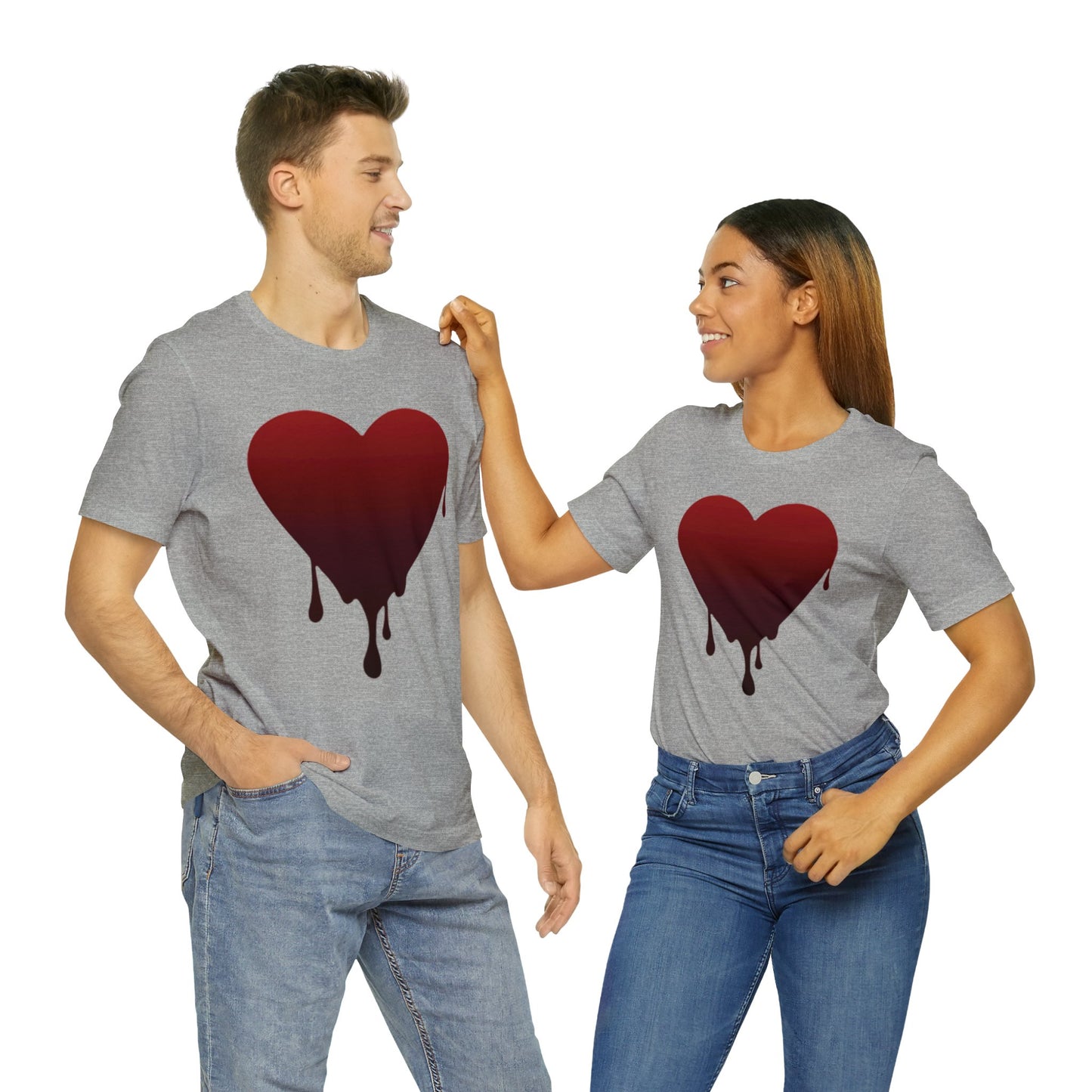 Melting Heart Unisex Jersey Short Sleeve Tee