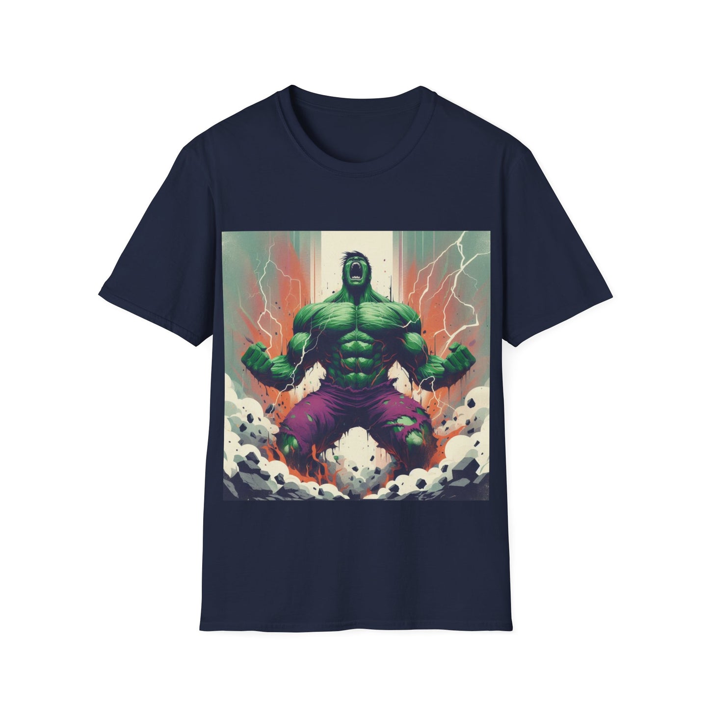 Green Rage Unisex Softstyle T-Shirt