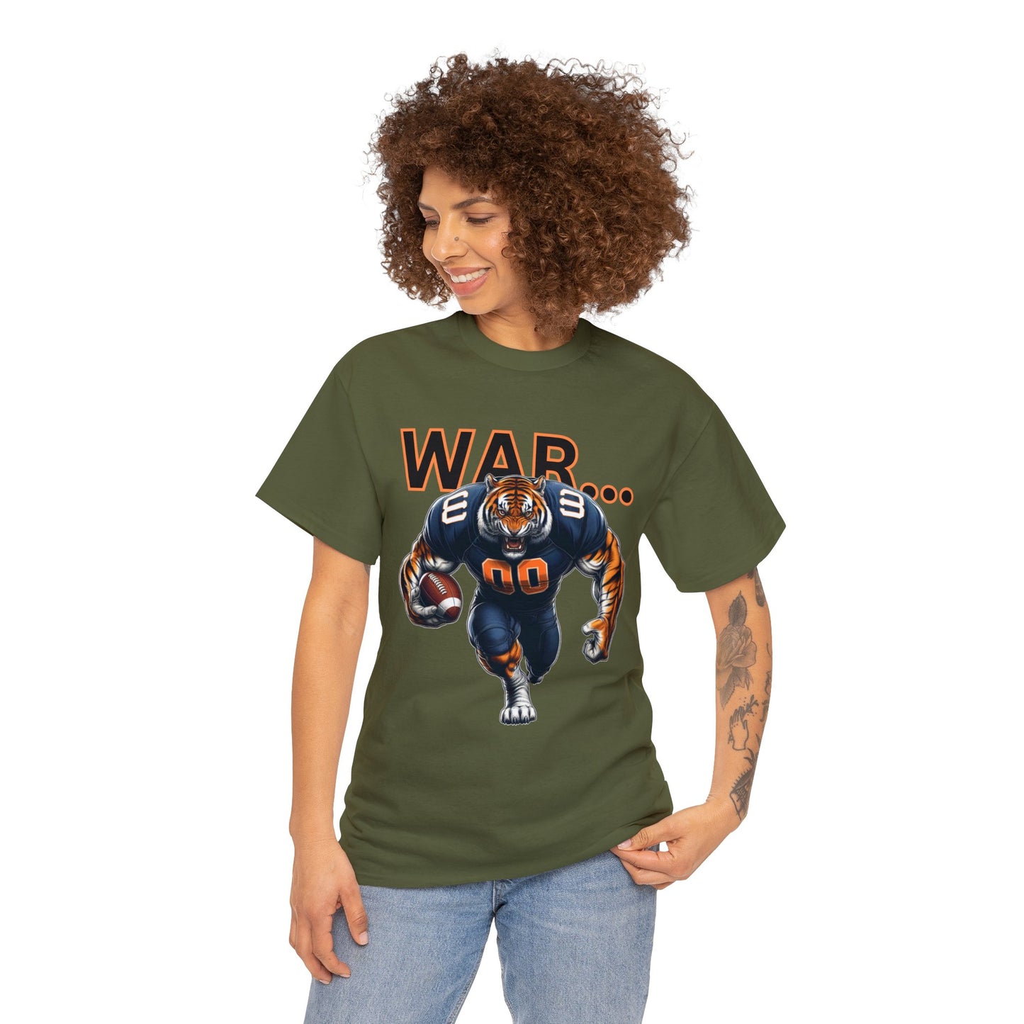 War Tiger Unisex Heavy Cotton Tee