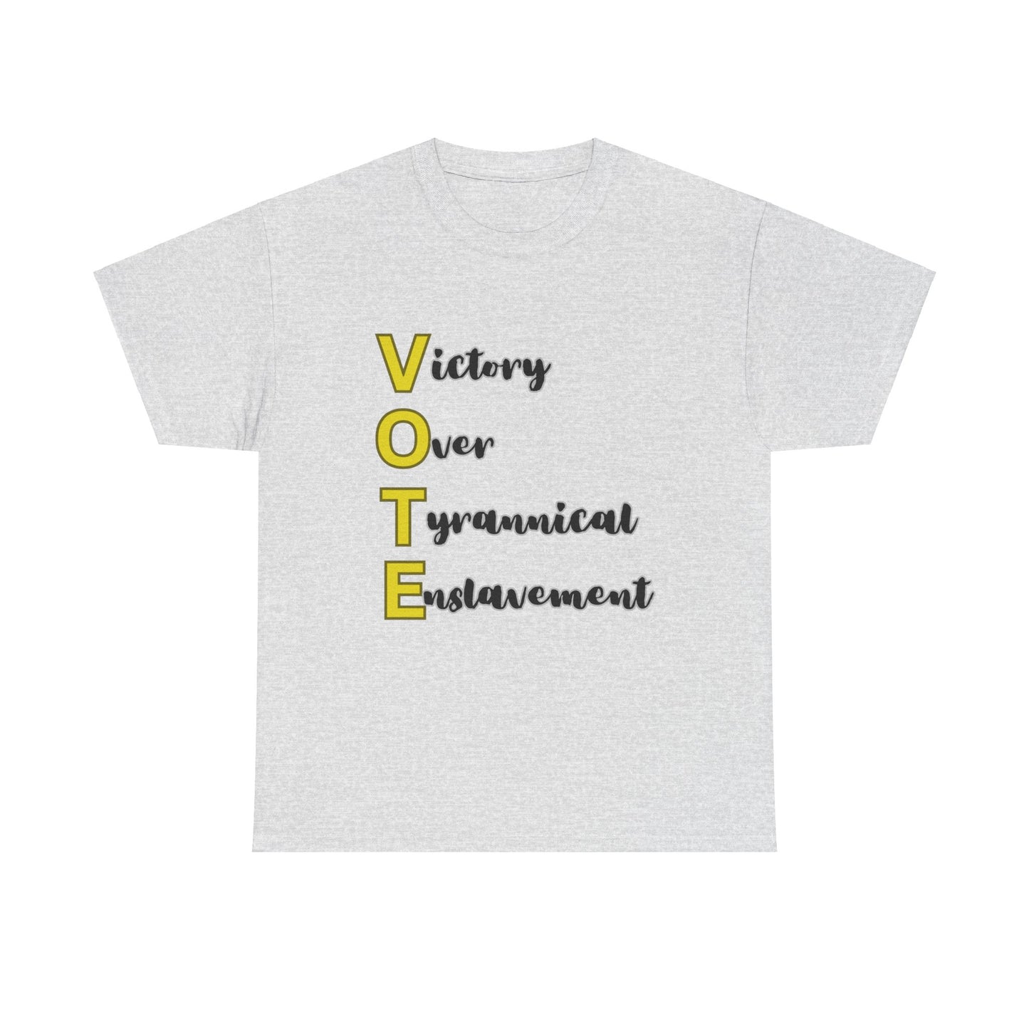 Victory over Tyranny Unisex Heavy Cotton Tee