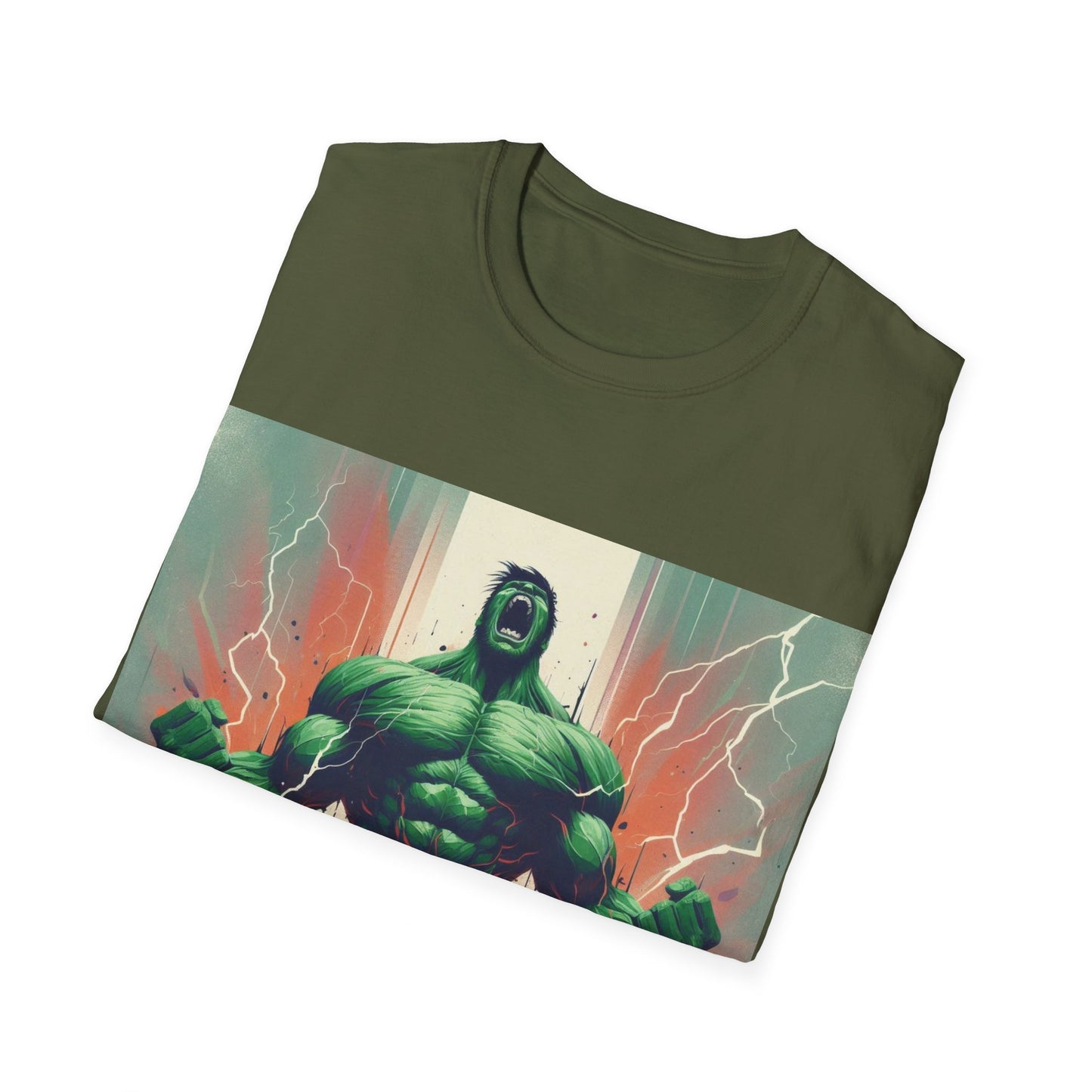 Green Rage Unisex Softstyle T-Shirt