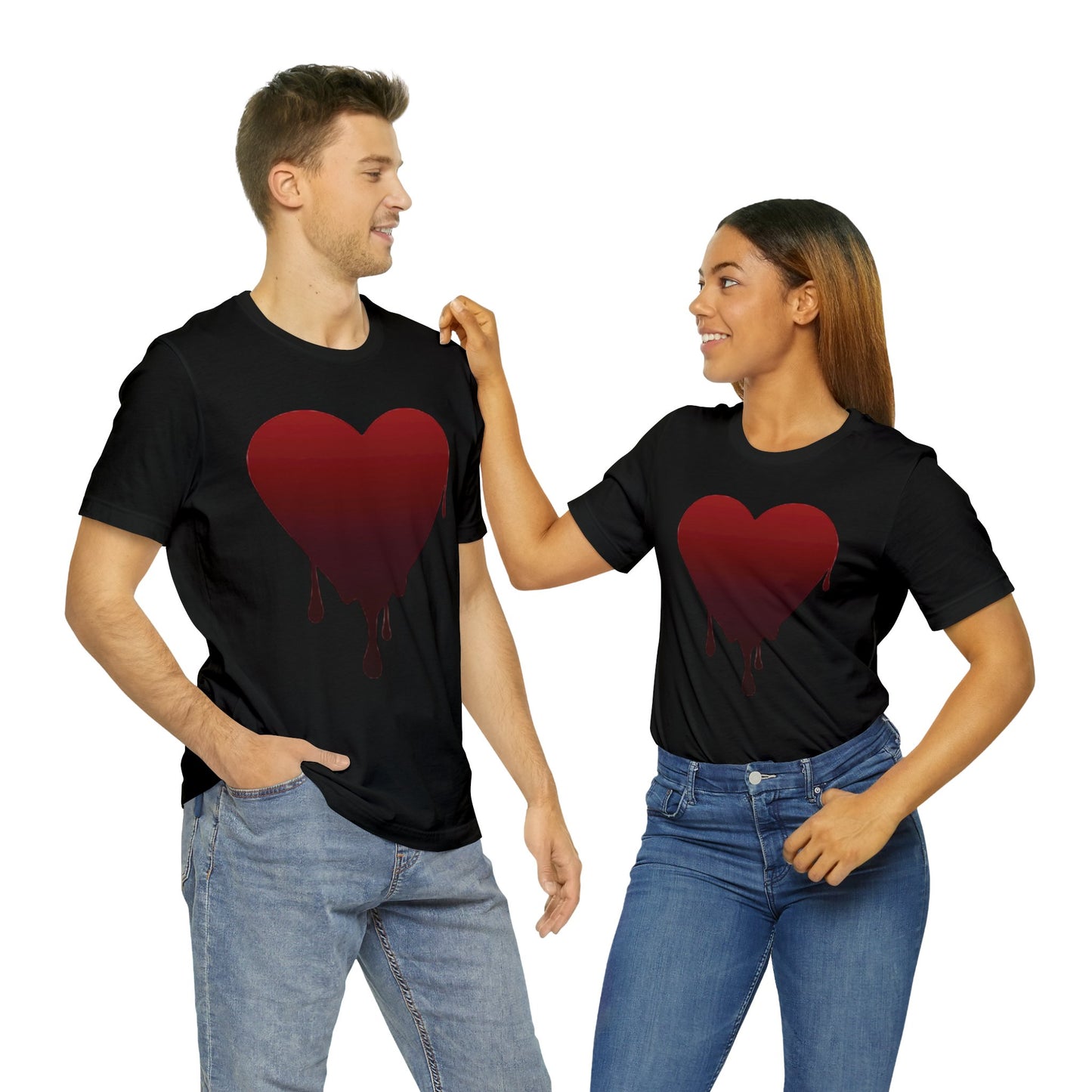 Melting Heart Unisex Jersey Short Sleeve Tee