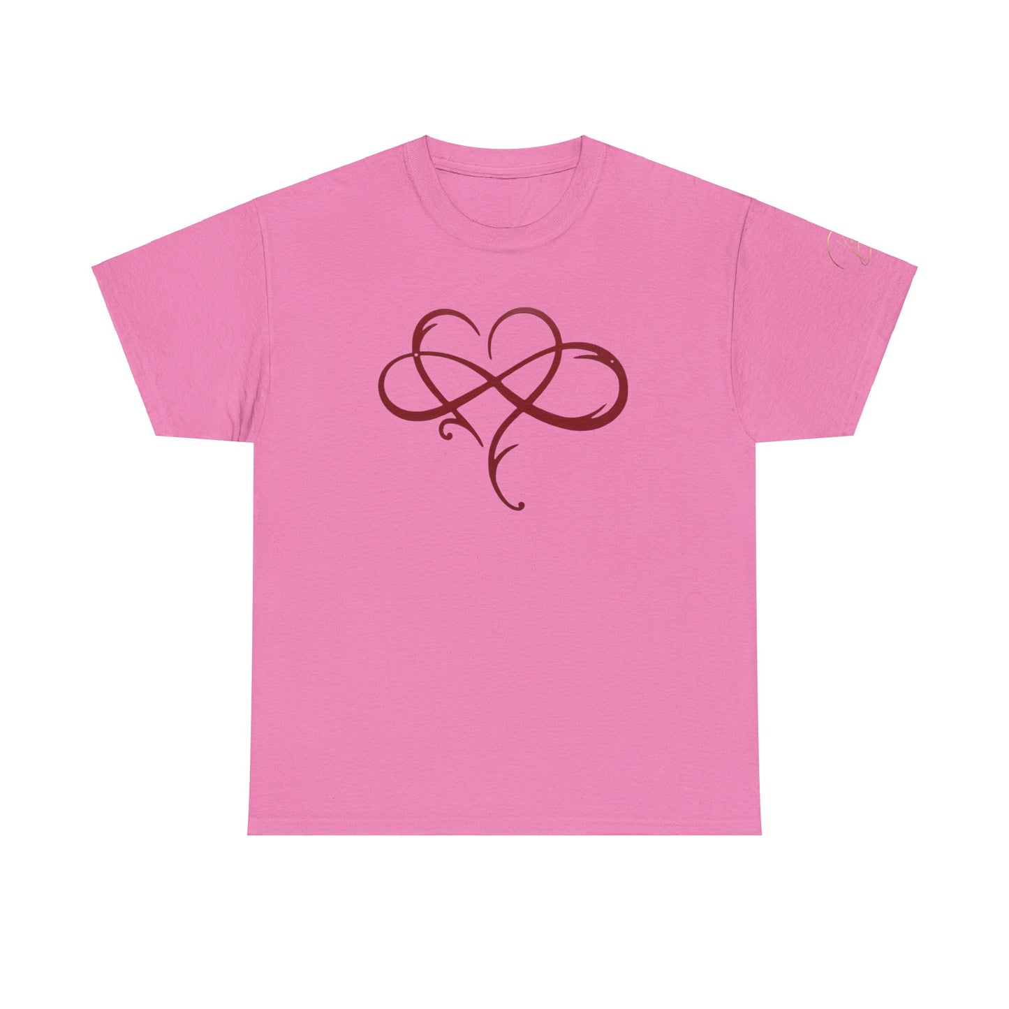 Heart and Infinity Unisex Heavy Cotton Tee