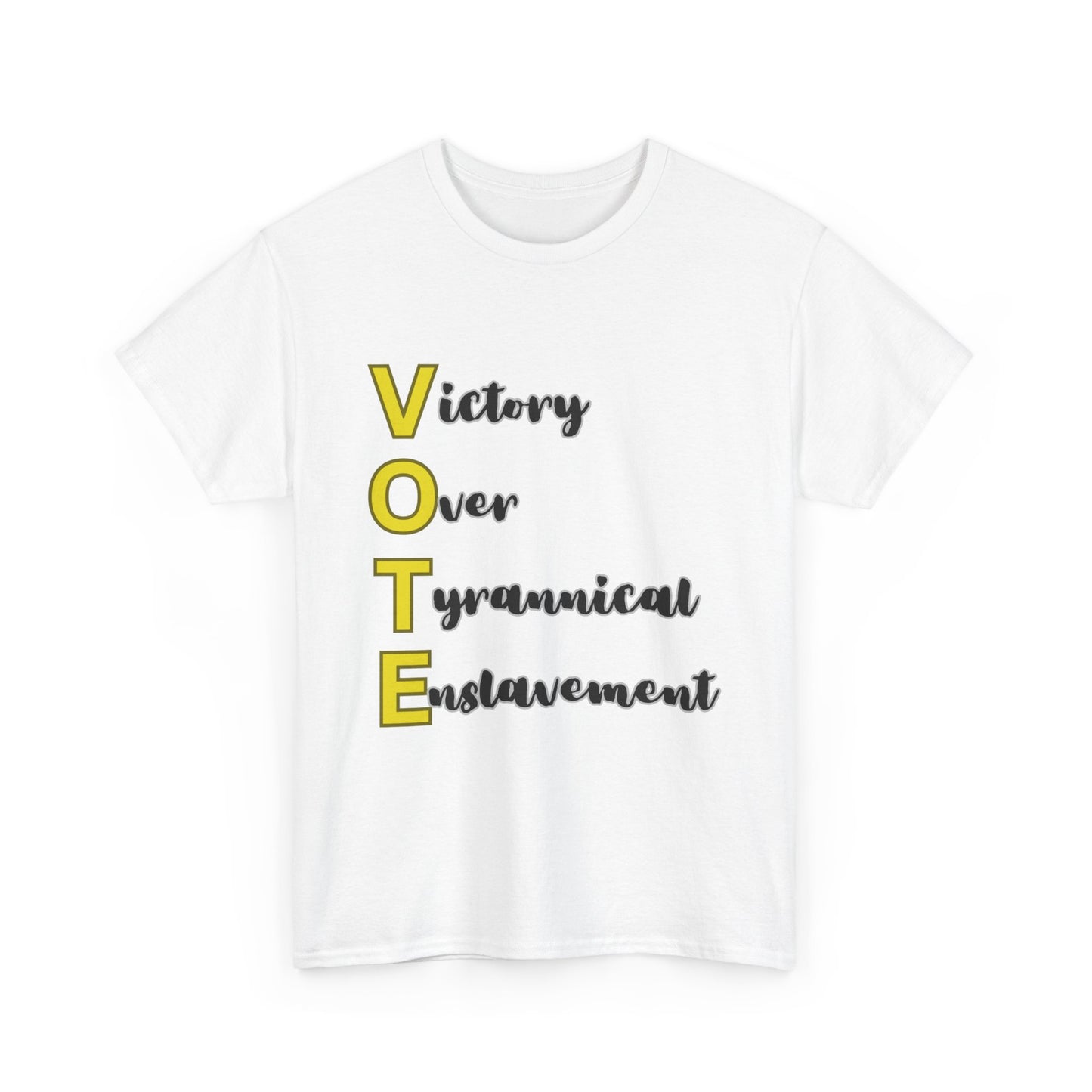 Victory over Tyranny Unisex Heavy Cotton Tee