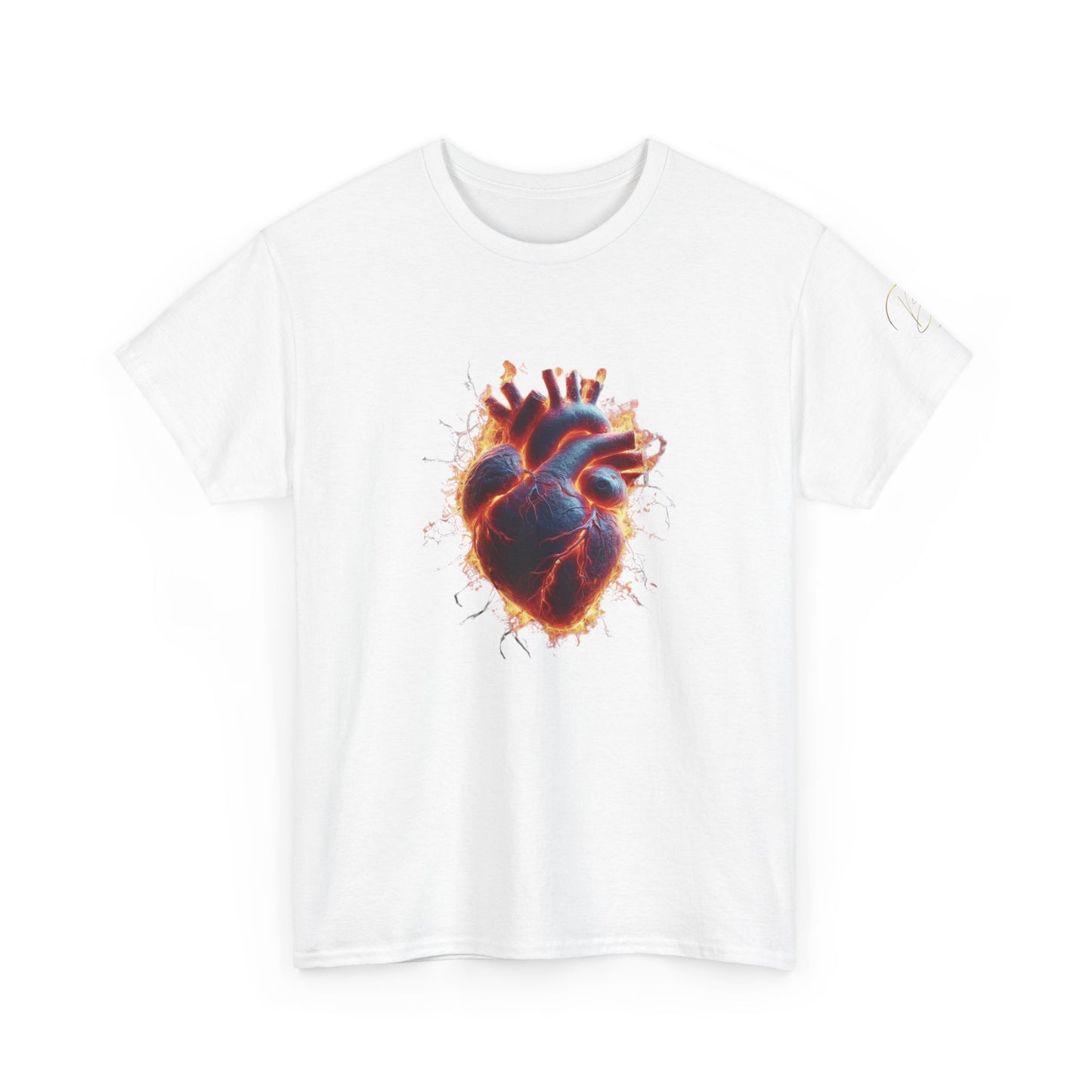 Burning Heart Unisex Heavy Cotton Tee