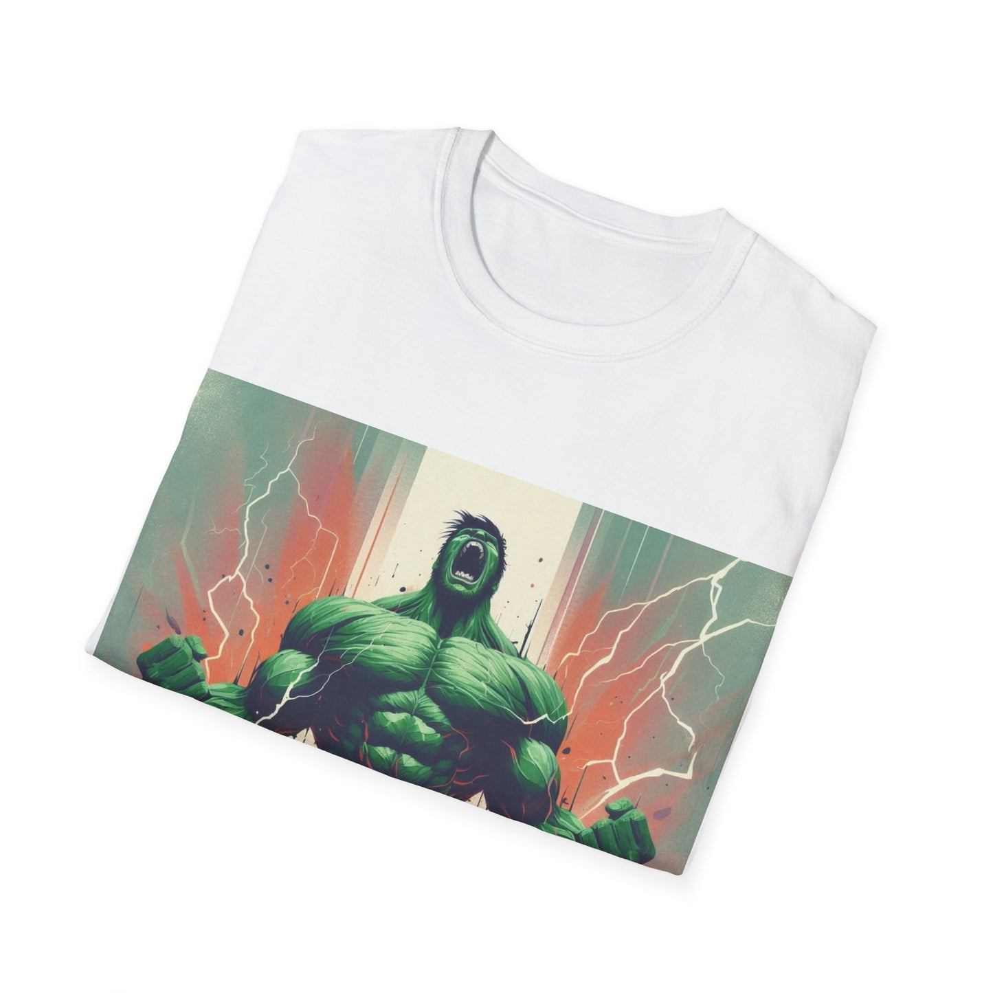 Green Rage Unisex Softstyle T-Shirt