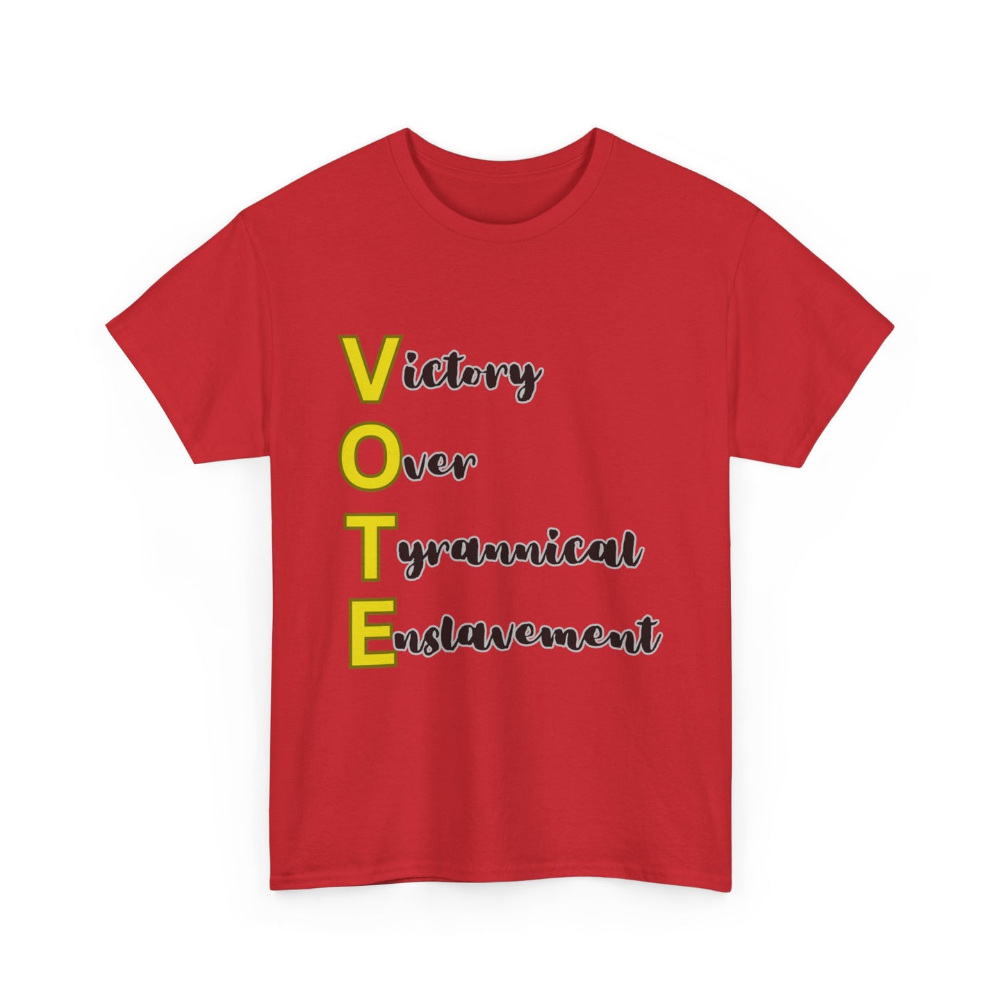 Victory over Tyranny Unisex Heavy Cotton Tee