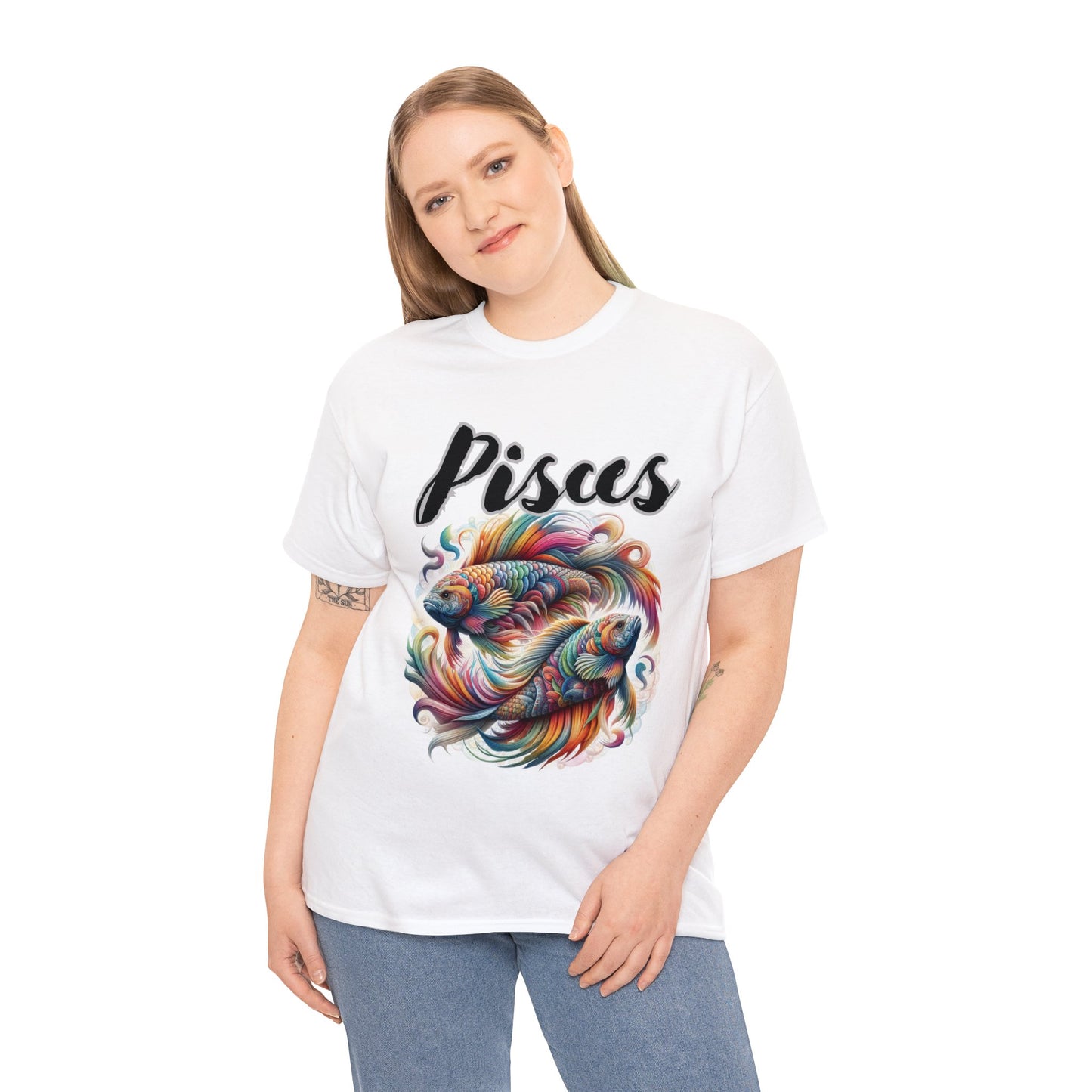 Pisces Unisex Heavy Cotton Tee