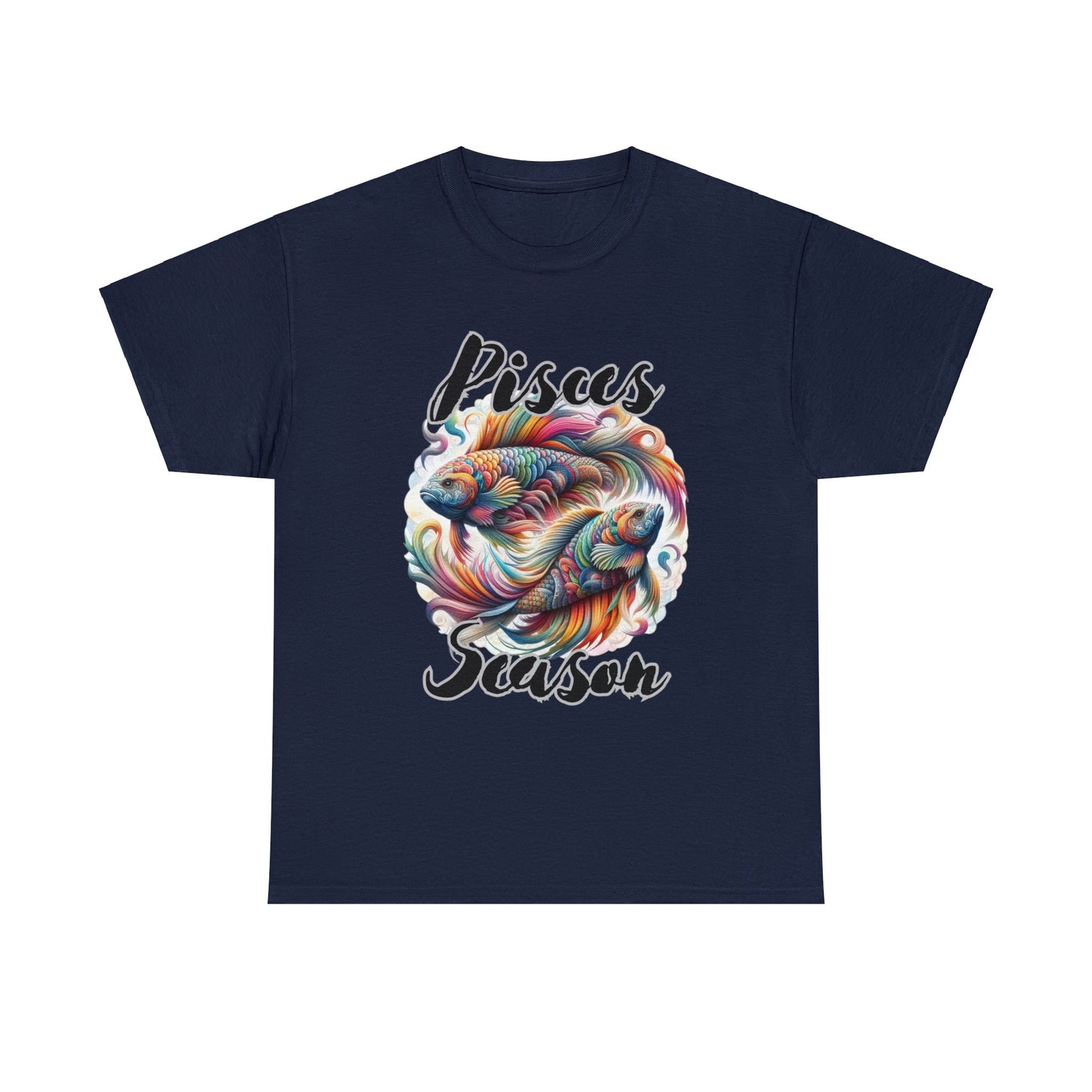 Pisces Season Unisex Heavy Cotton Tee