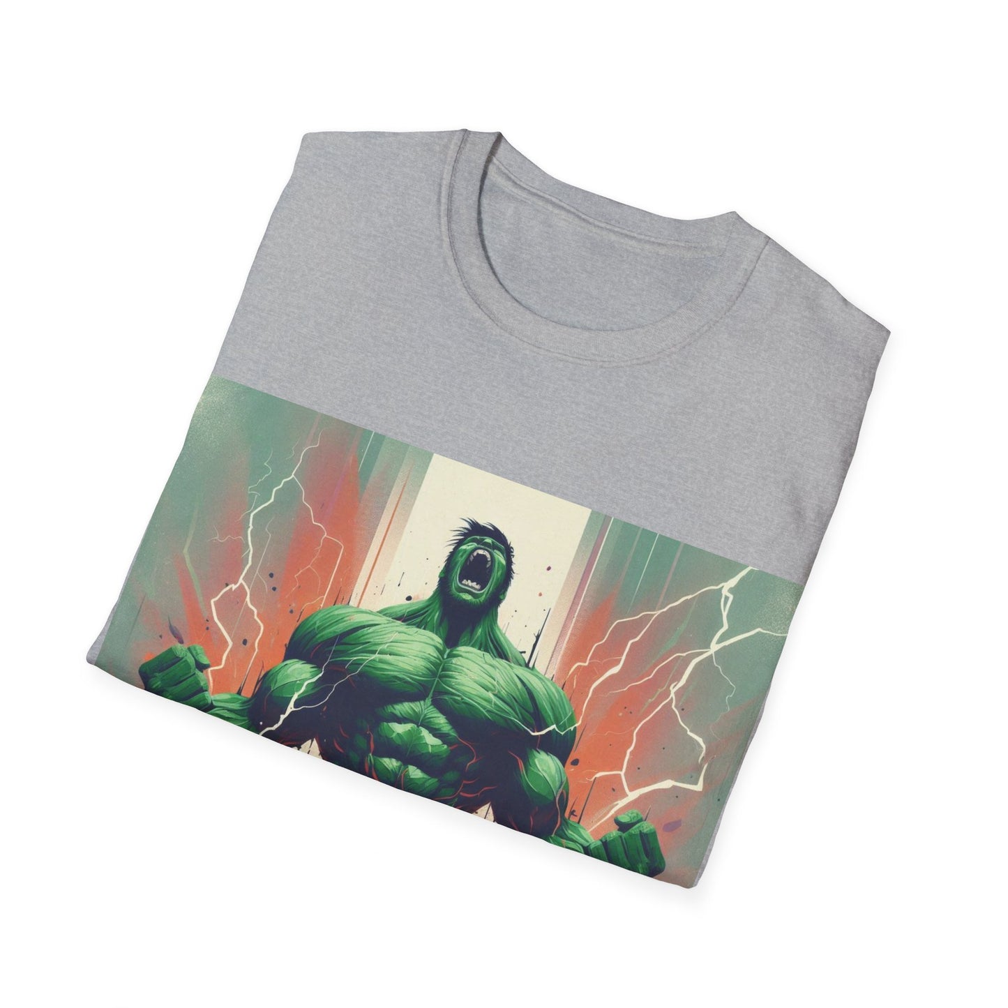 Green Rage Unisex Softstyle T-Shirt