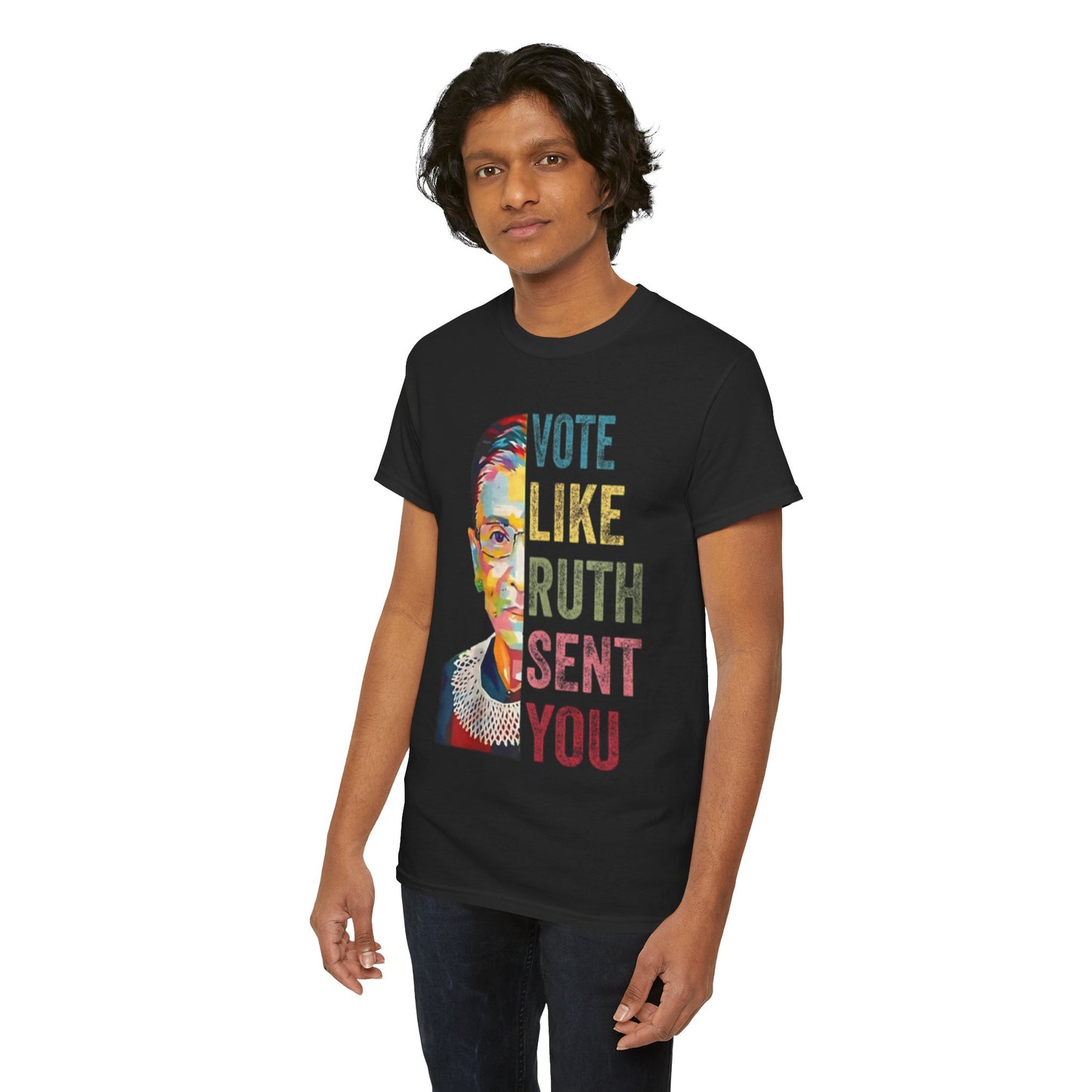 Vote like Ruth Sent You - Unisex Heavy Cotton Tee