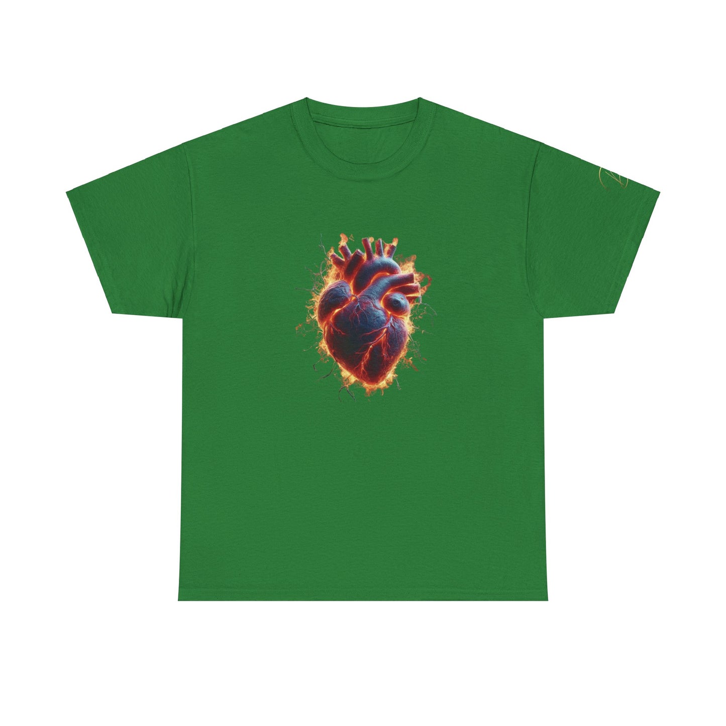 Burning Heart Unisex Heavy Cotton Tee