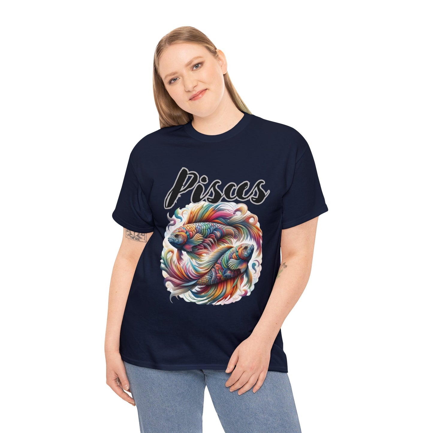 Pisces Unisex Heavy Cotton Tee