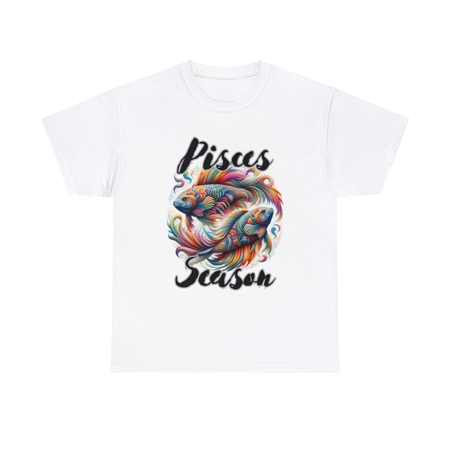 Pisces Season Unisex Heavy Cotton Tee