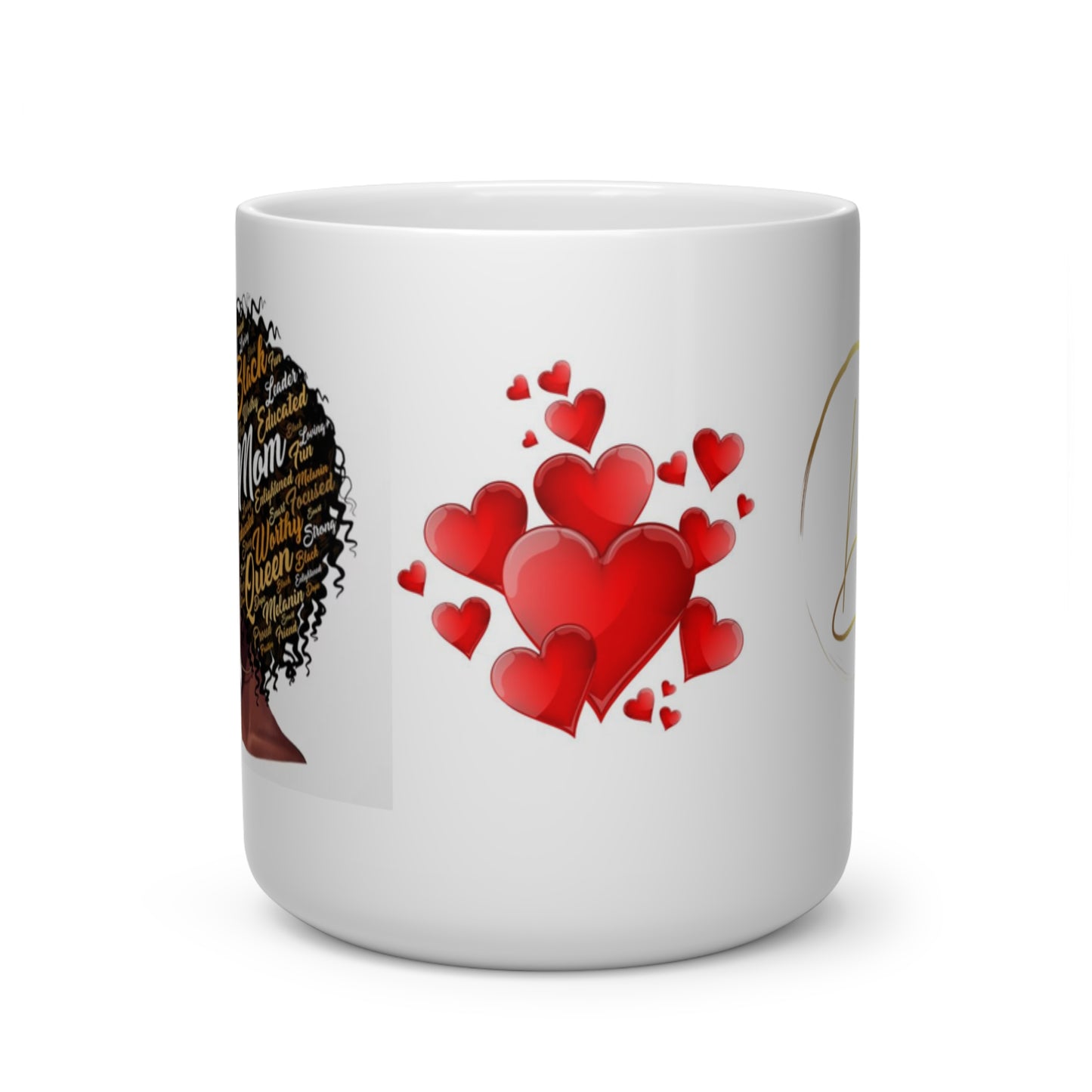 Mom Heart Shape Mug