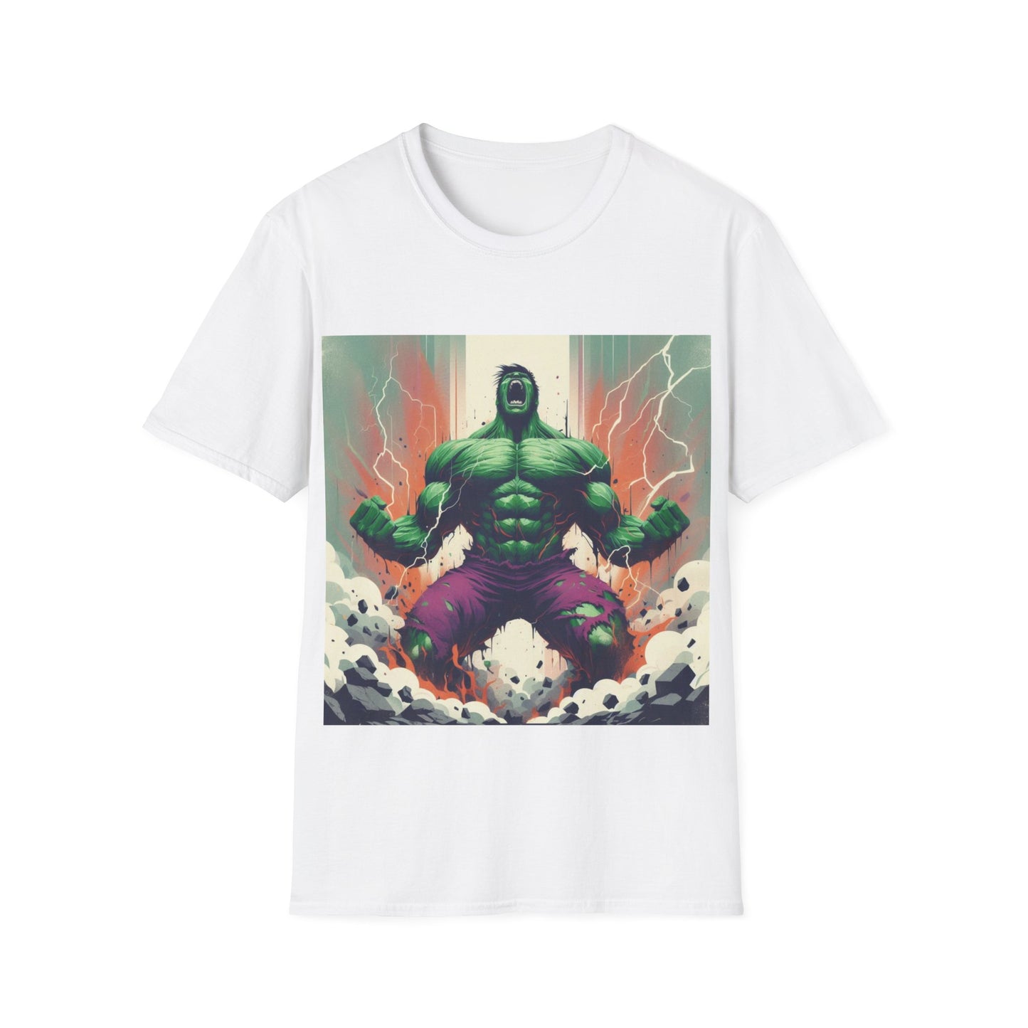 Green Rage Unisex Softstyle T-Shirt