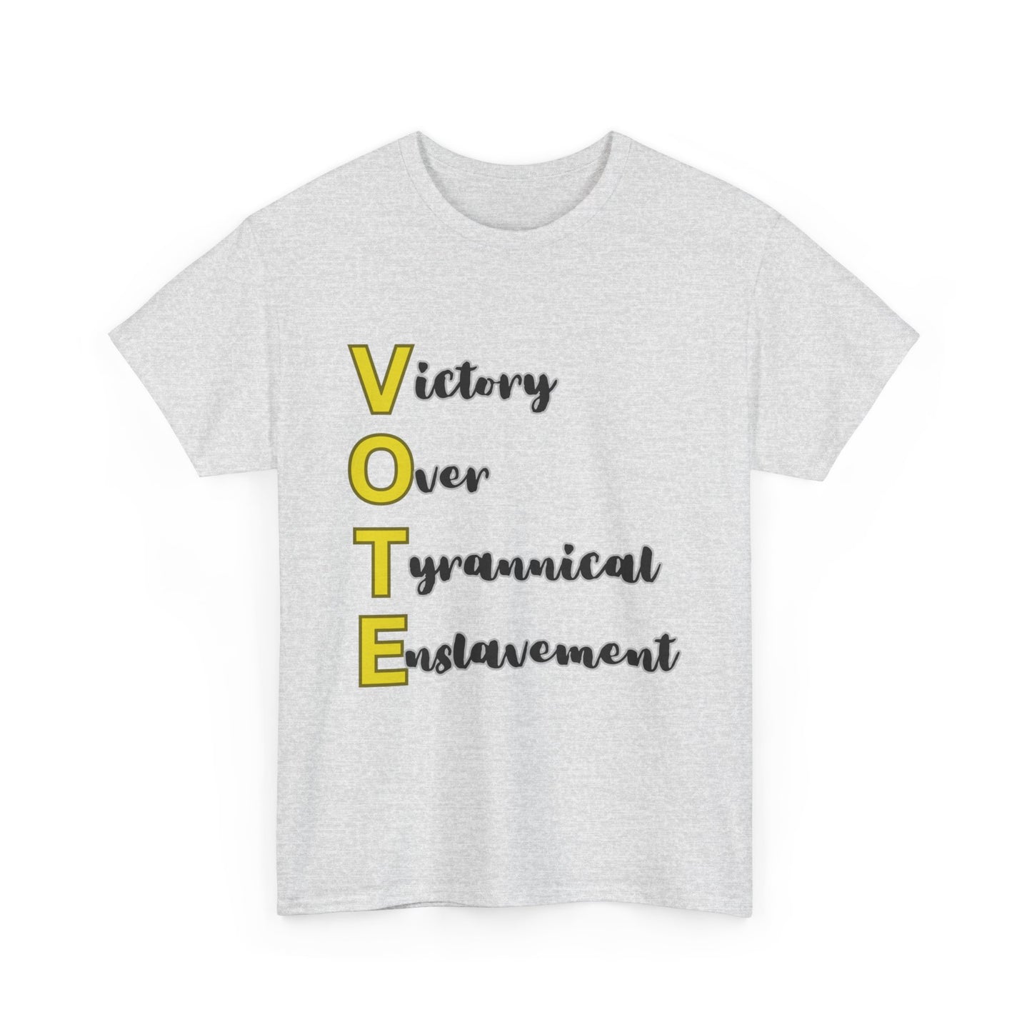 Victory over Tyranny Unisex Heavy Cotton Tee