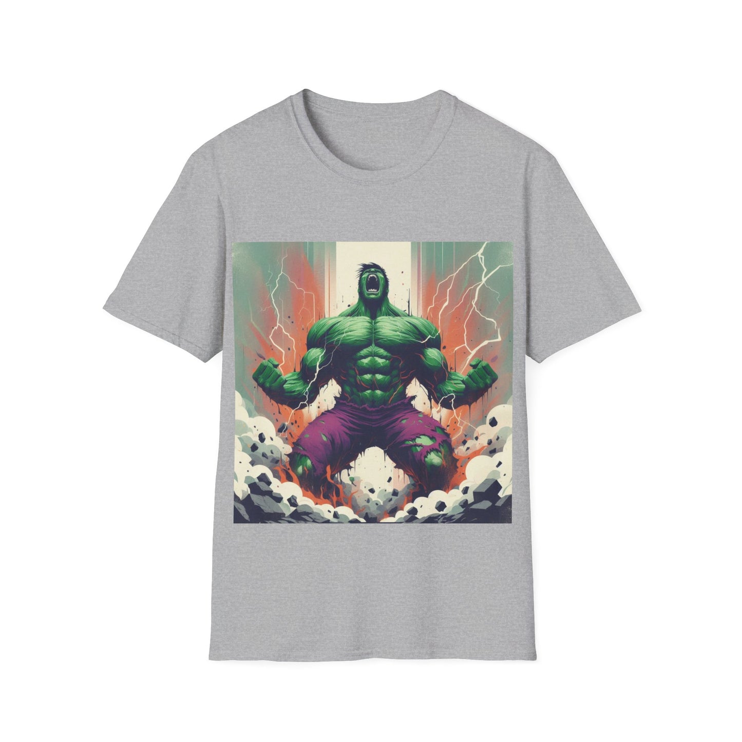 Green Rage Unisex Softstyle T-Shirt