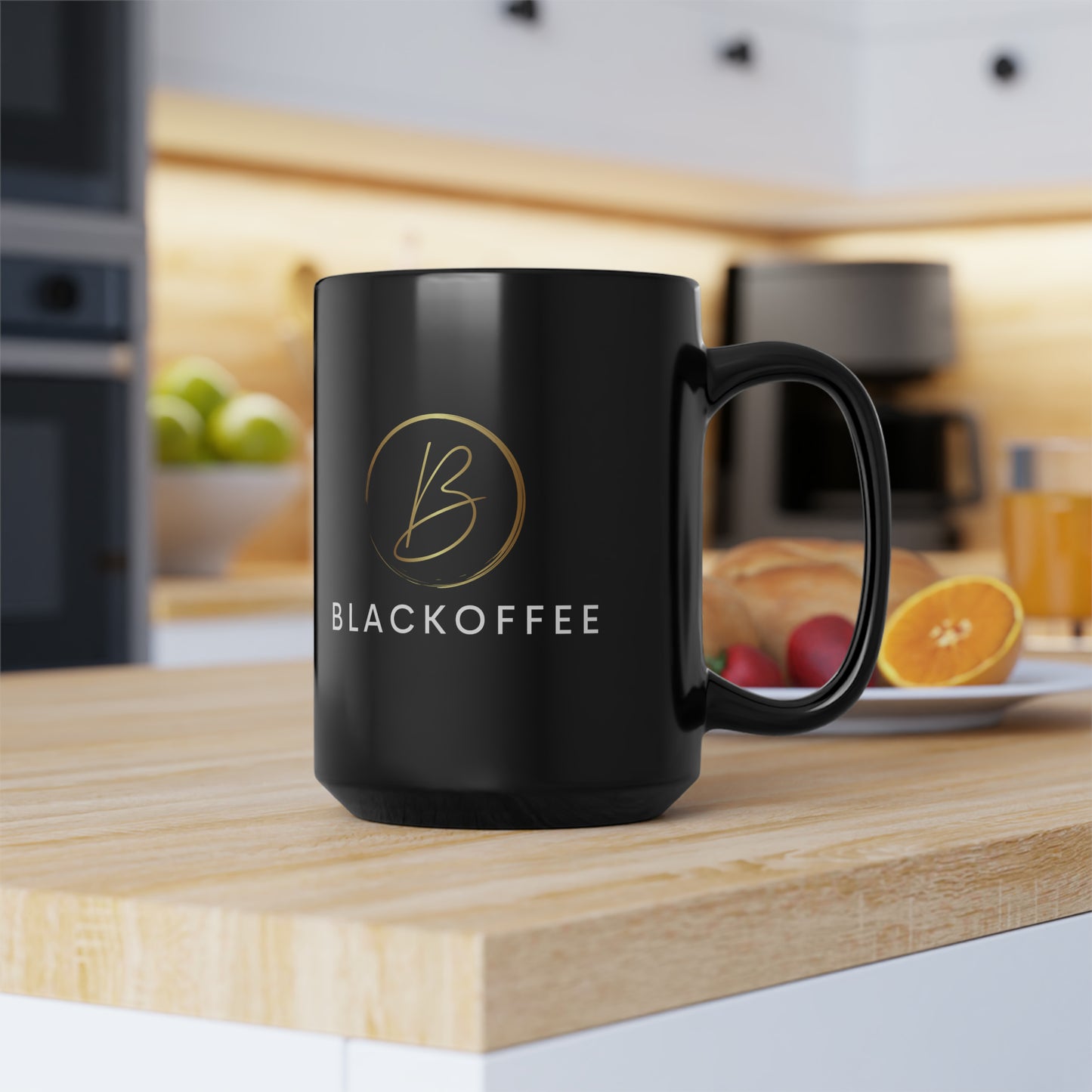 BlacKoffee - Black Mug, 15oz