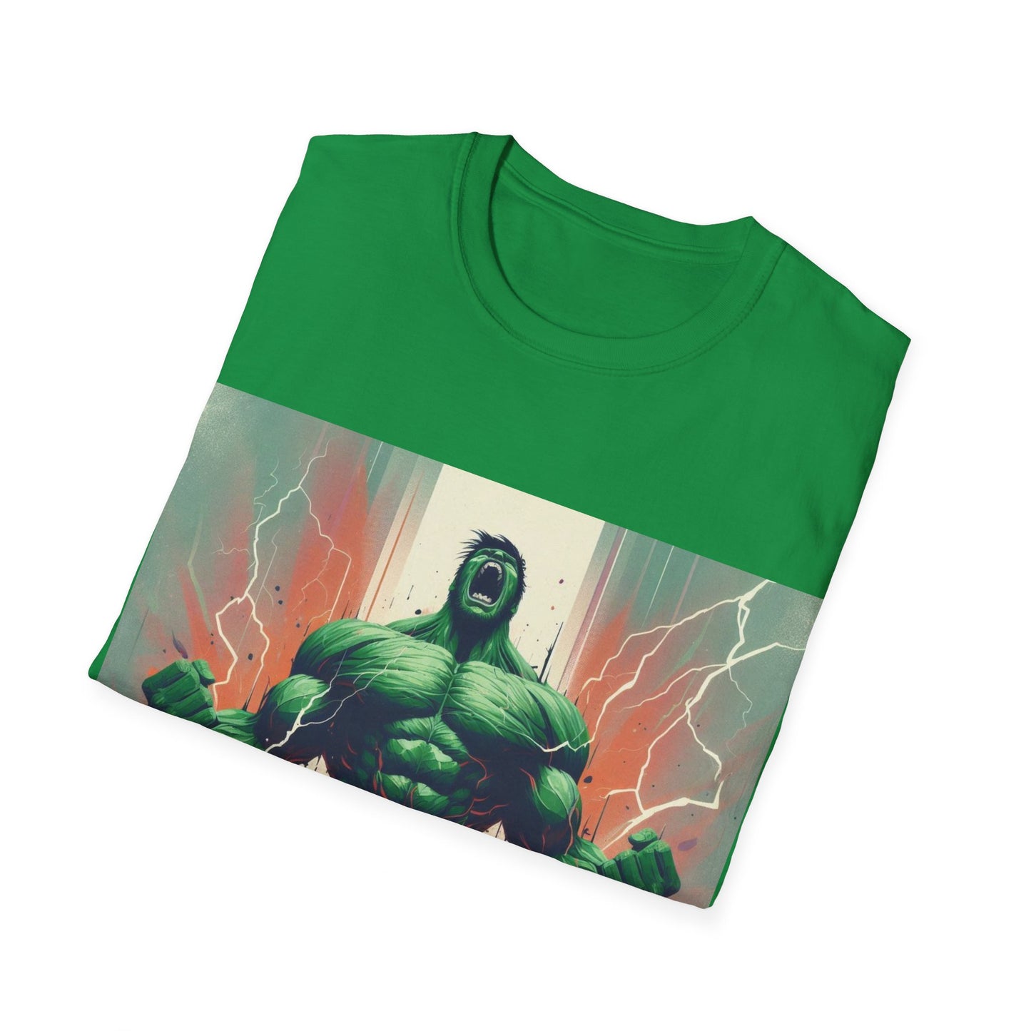 Green Rage Unisex Softstyle T-Shirt