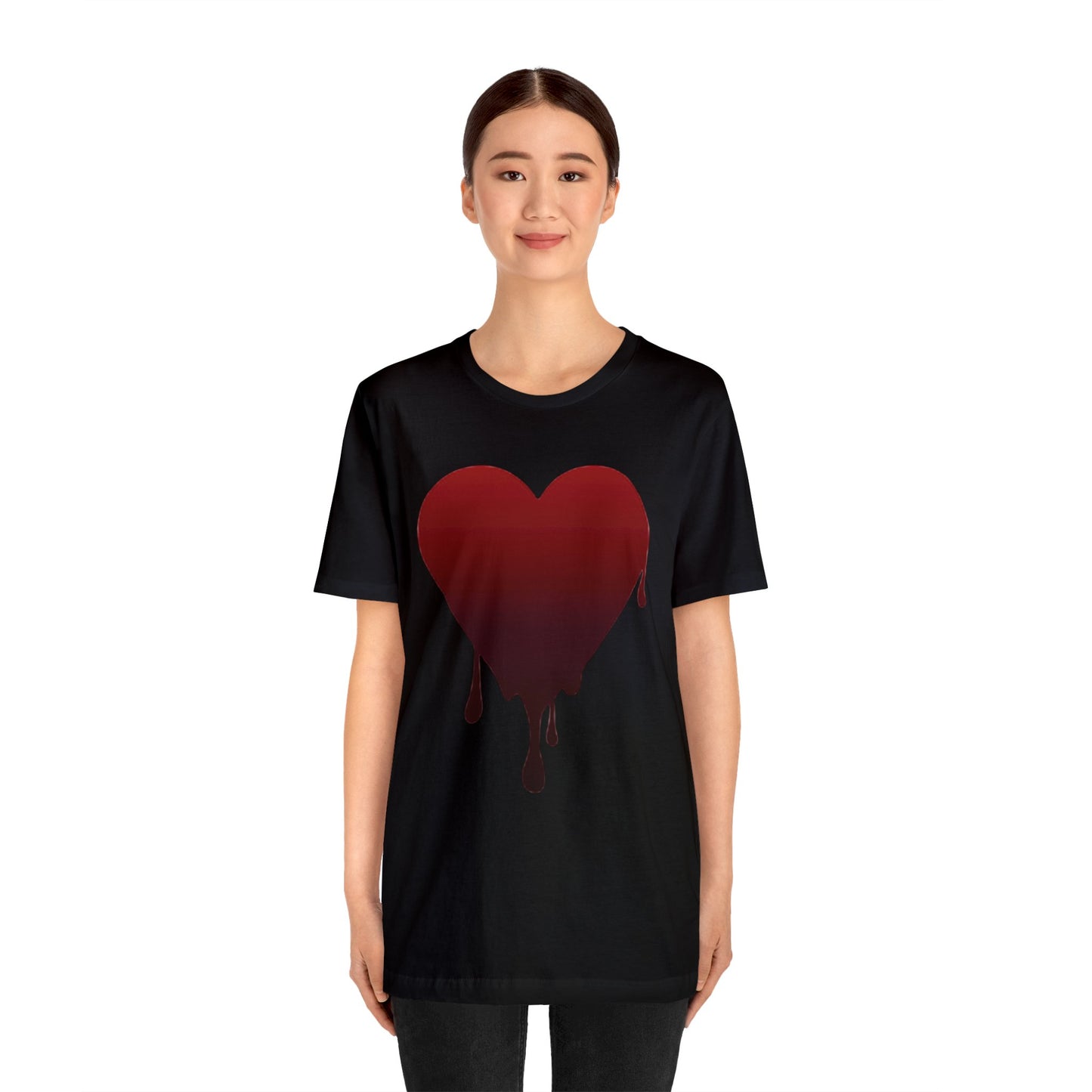 Melting Heart Unisex Jersey Short Sleeve Tee