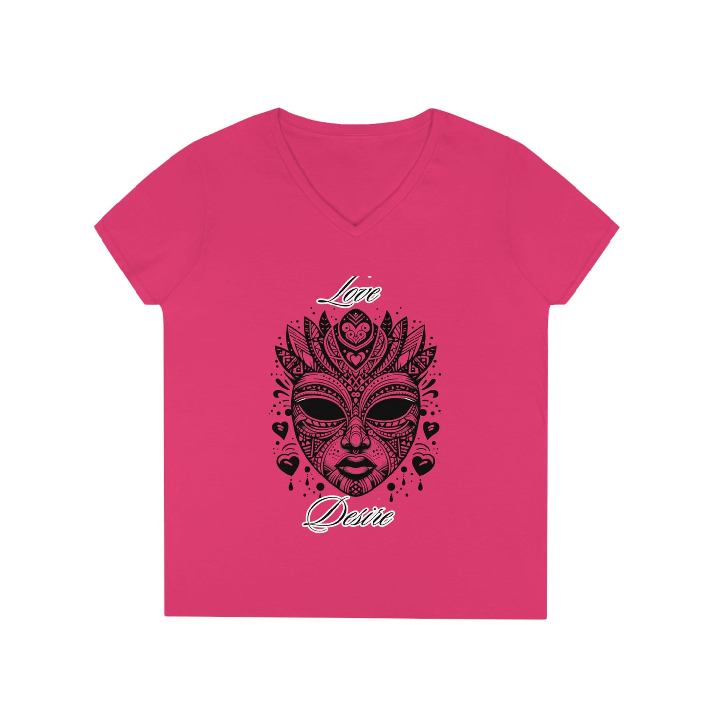 Love and Desire Ladies' V-Neck T-Shirt