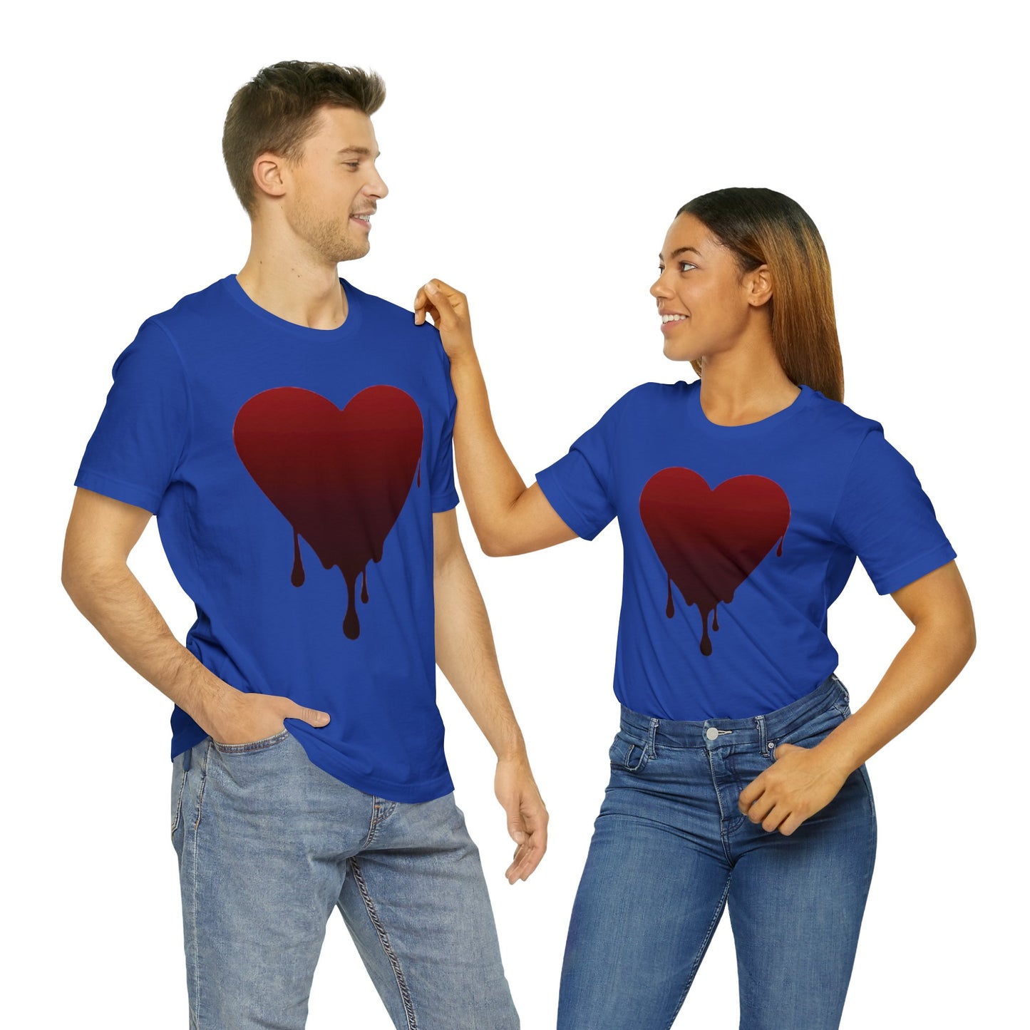 Melting Heart Unisex Jersey Short Sleeve Tee