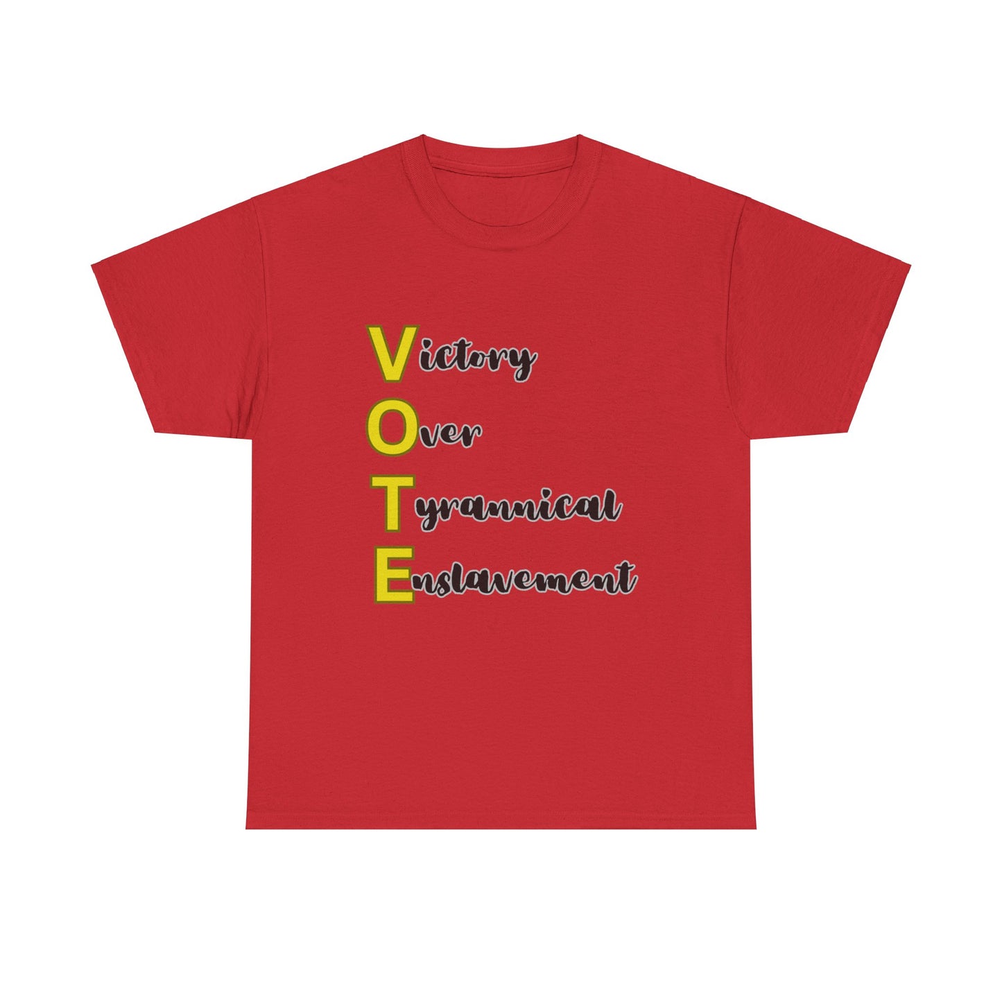 Victory over Tyranny Unisex Heavy Cotton Tee