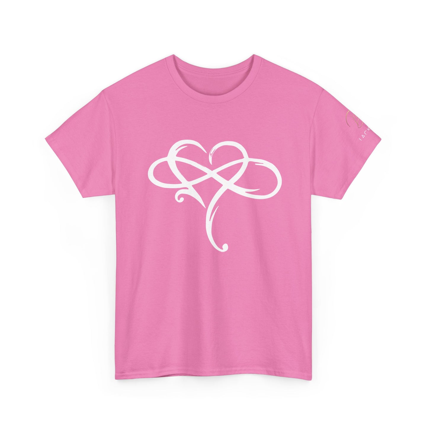 Heart and Infinity Unisex Heavy Cotton Tee