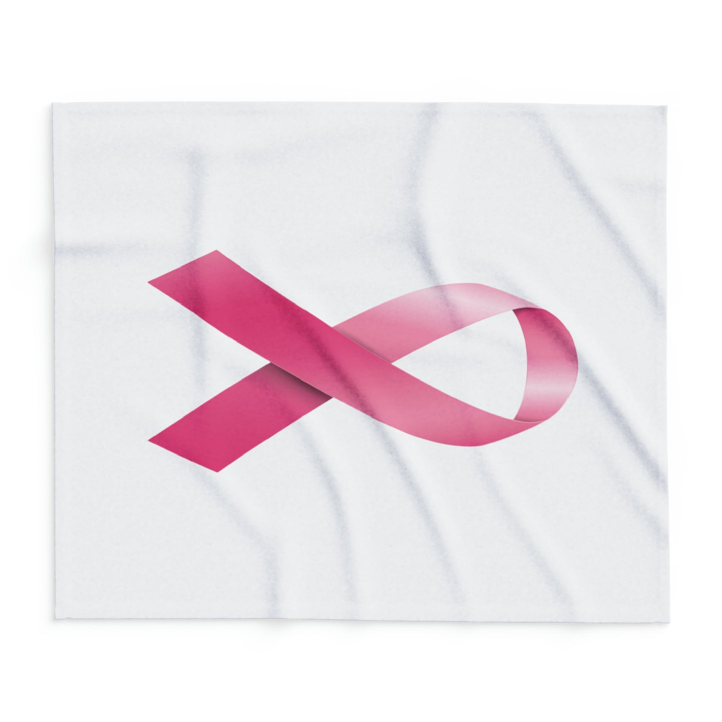 Cancer Ribbon Arctic Fleece Blanket