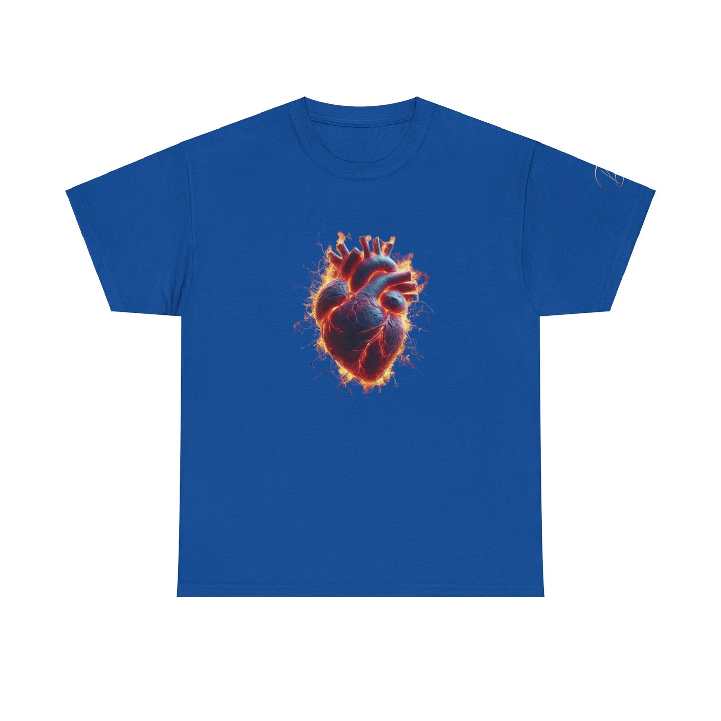 Burning Heart Unisex Heavy Cotton Tee