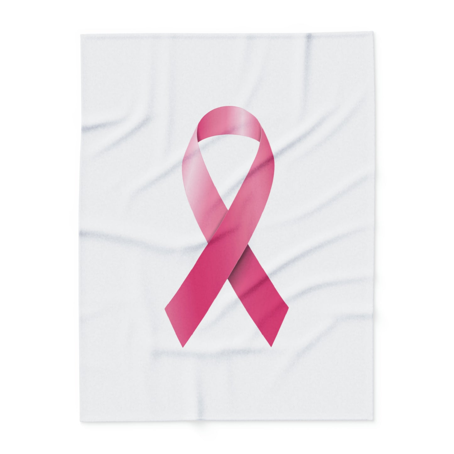 Cancer Ribbon Arctic Fleece Blanket