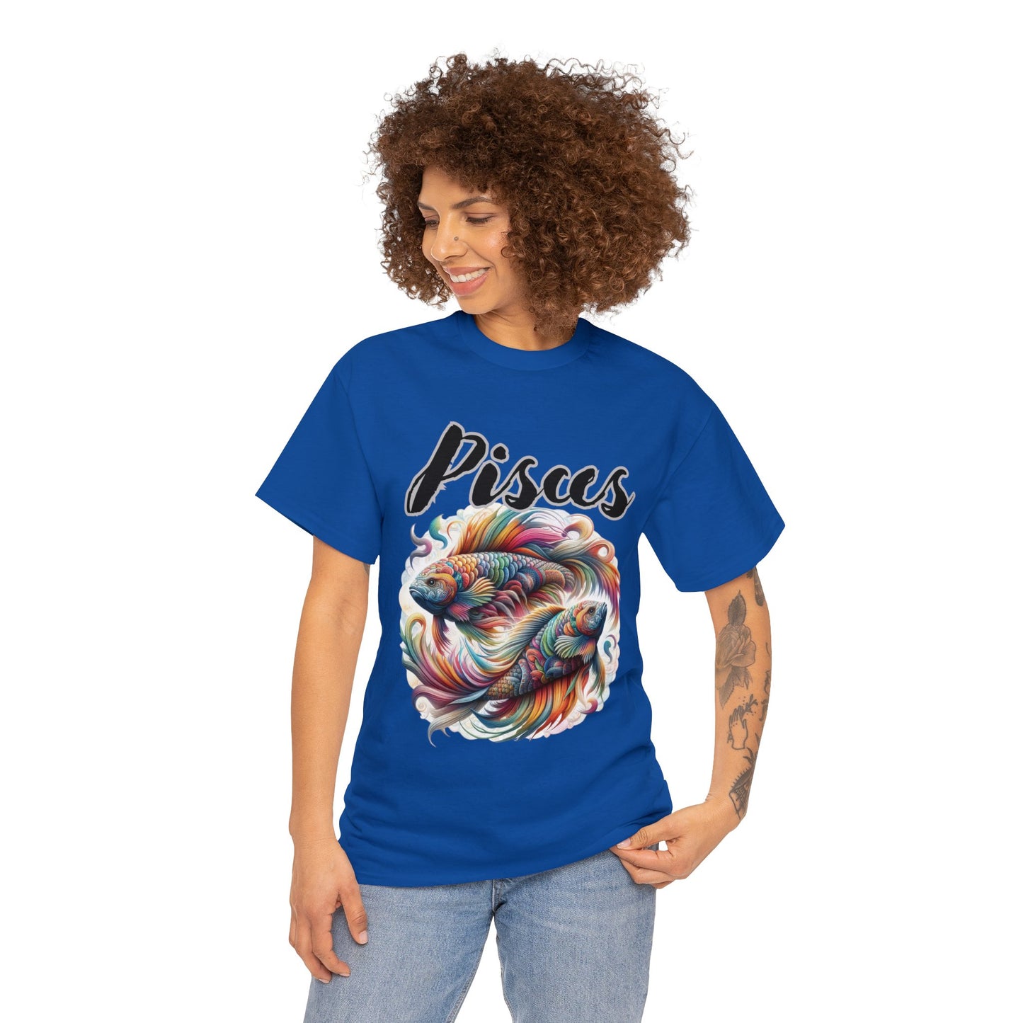 Pisces Unisex Heavy Cotton Tee