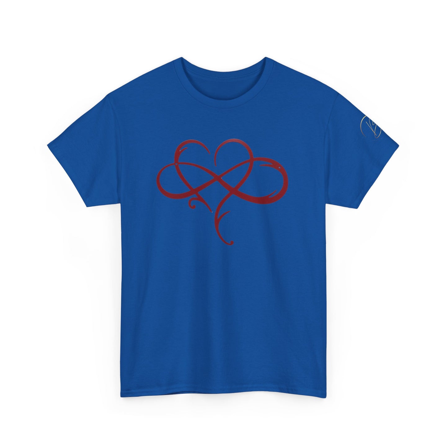 Heart and Infinity Unisex Heavy Cotton Tee