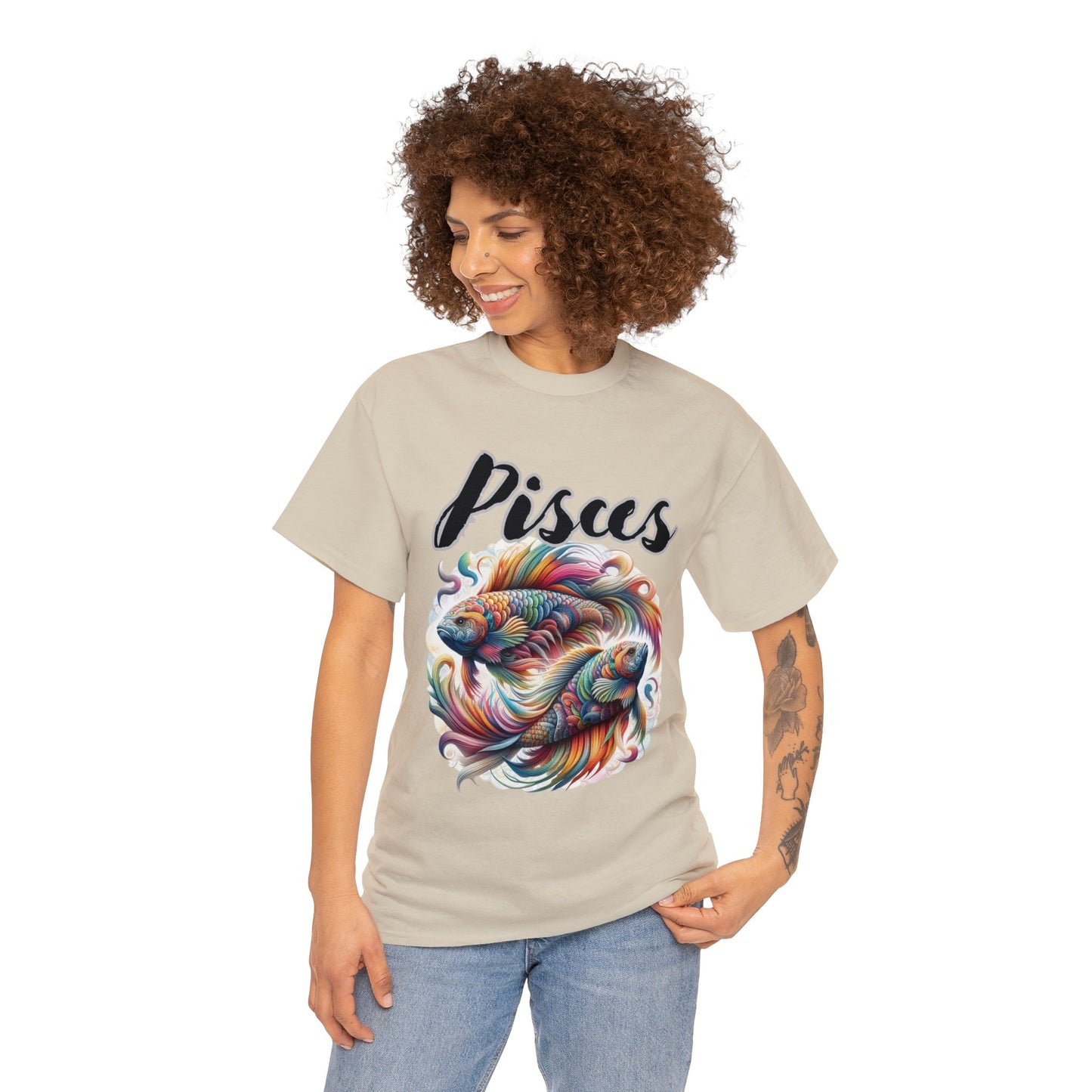 Pisces Unisex Heavy Cotton Tee