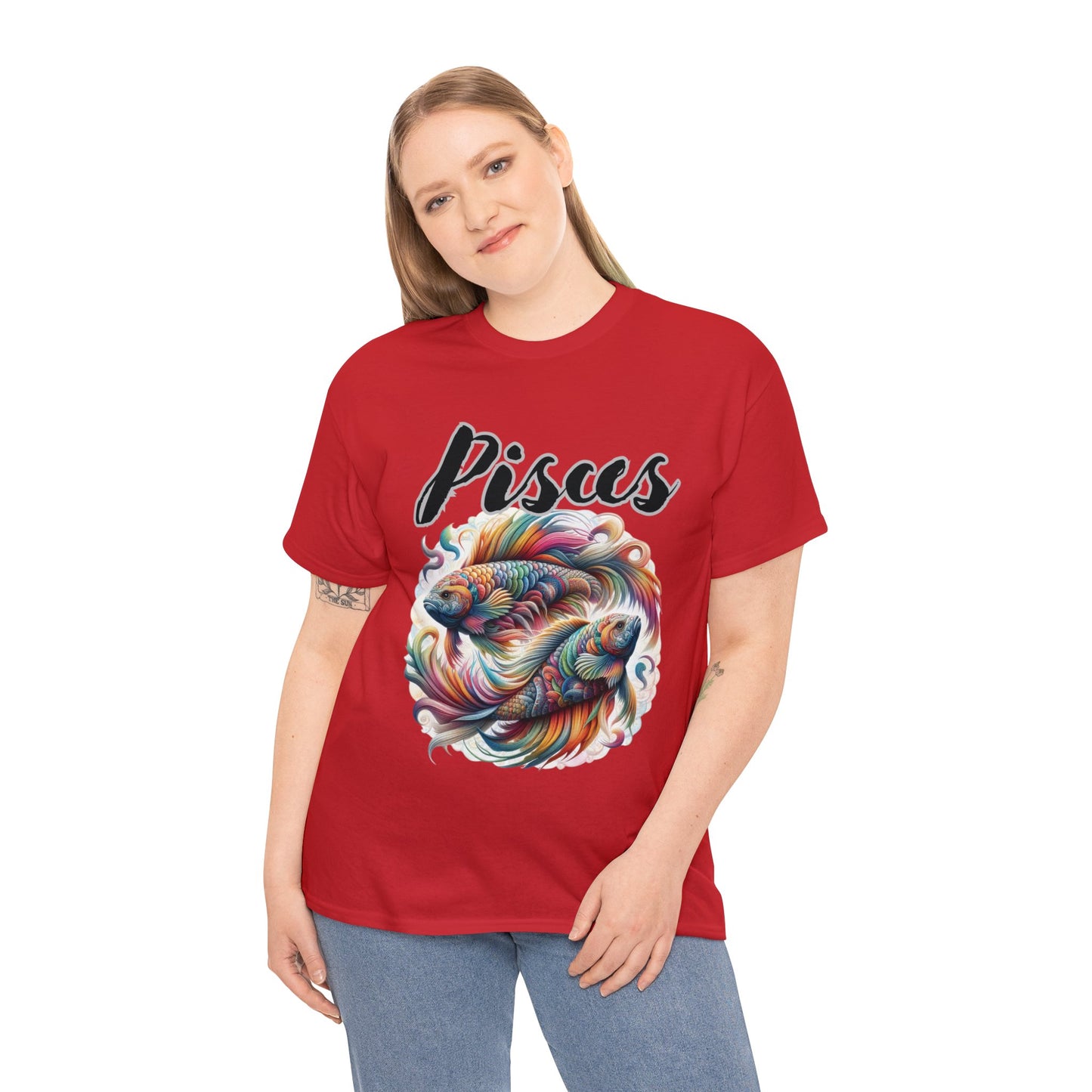 Pisces Unisex Heavy Cotton Tee