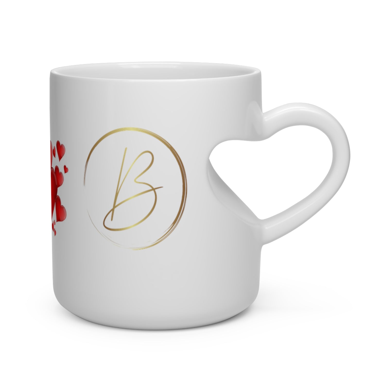 Mom Heart Shape Mug