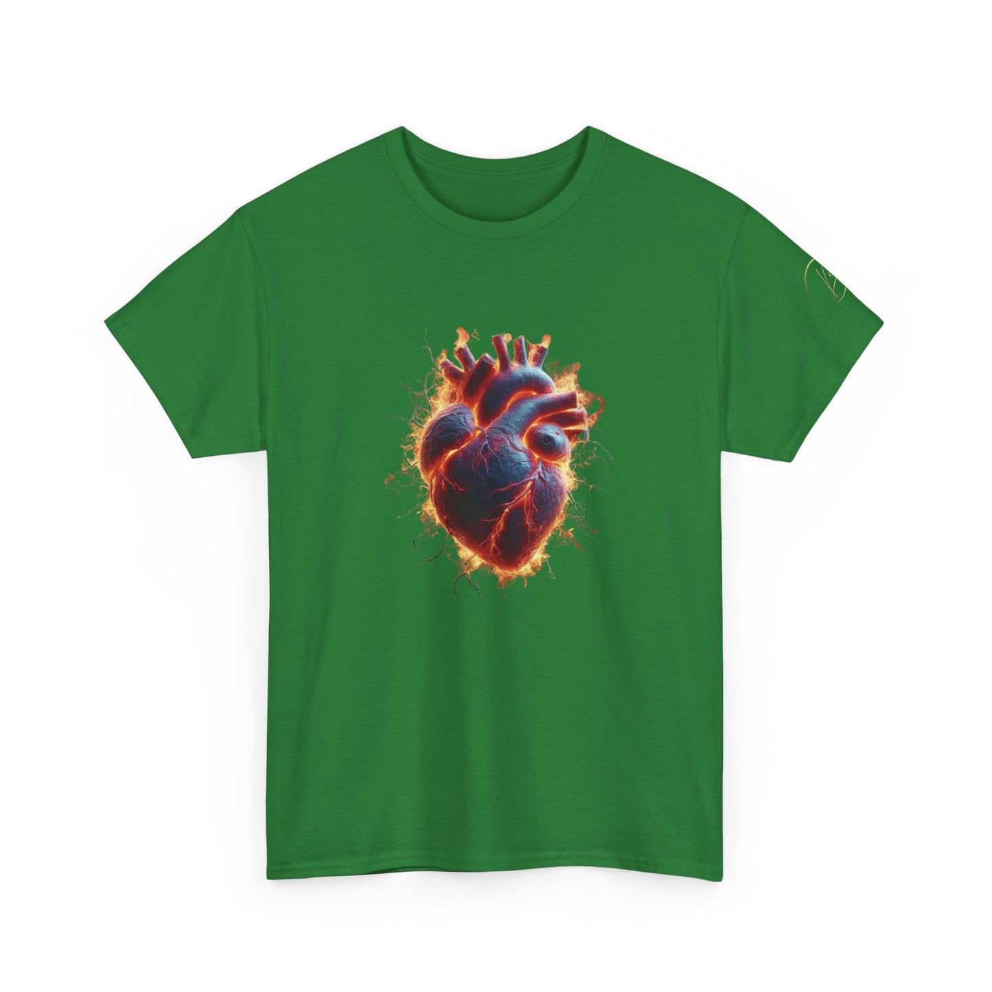 Burning Heart Unisex Heavy Cotton Tee