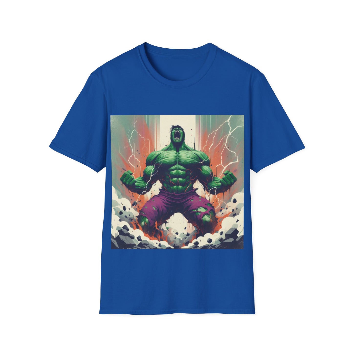 Green Rage Unisex Softstyle T-Shirt