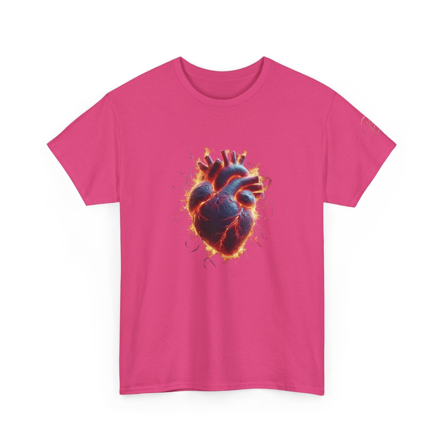 Burning Heart Unisex Heavy Cotton Tee