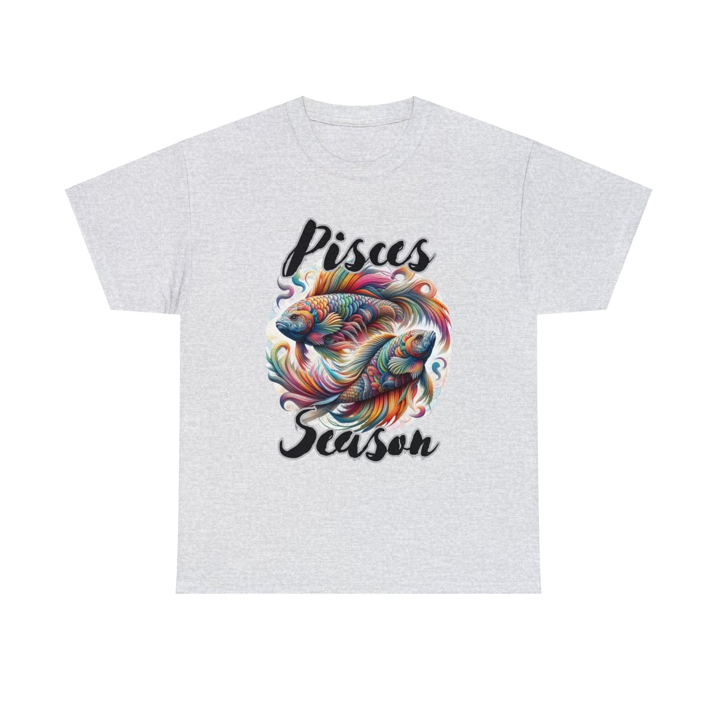 Pisces Season Unisex Heavy Cotton Tee