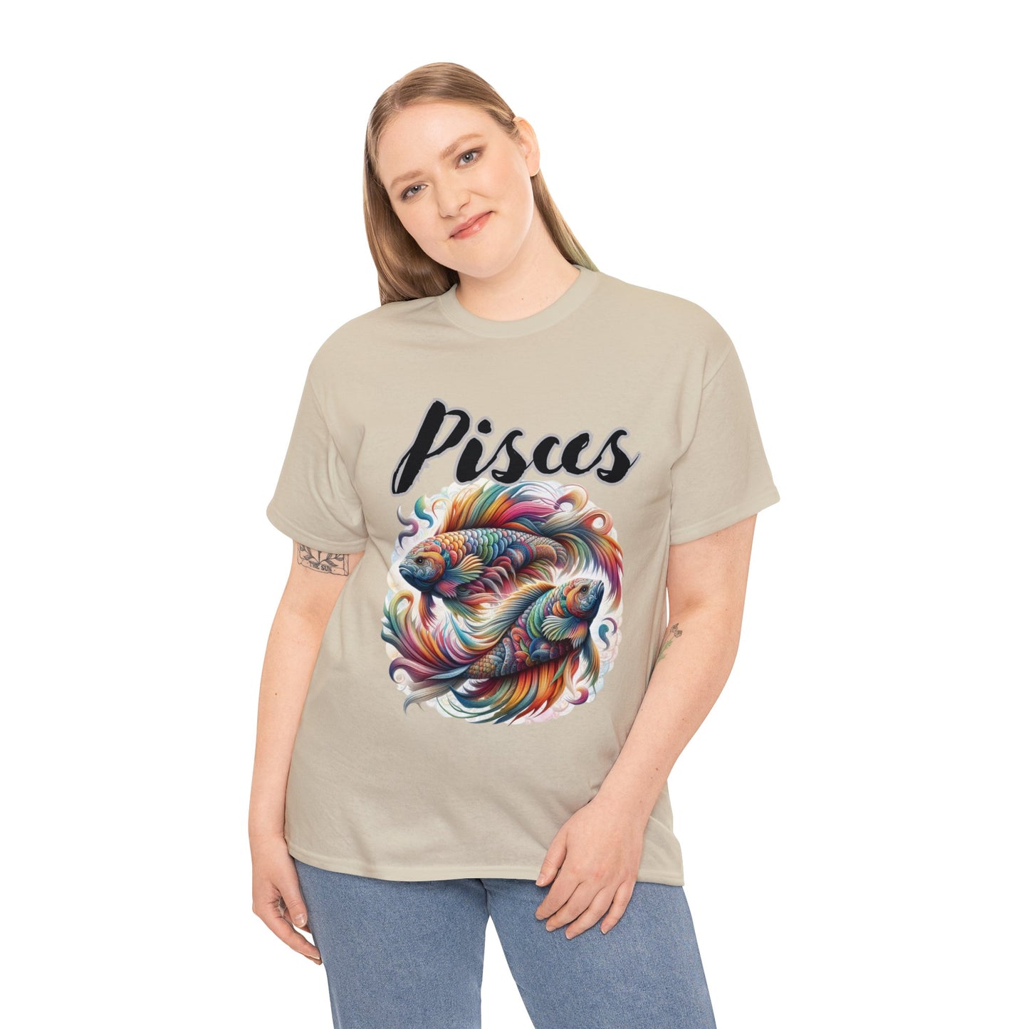 Pisces Unisex Heavy Cotton Tee