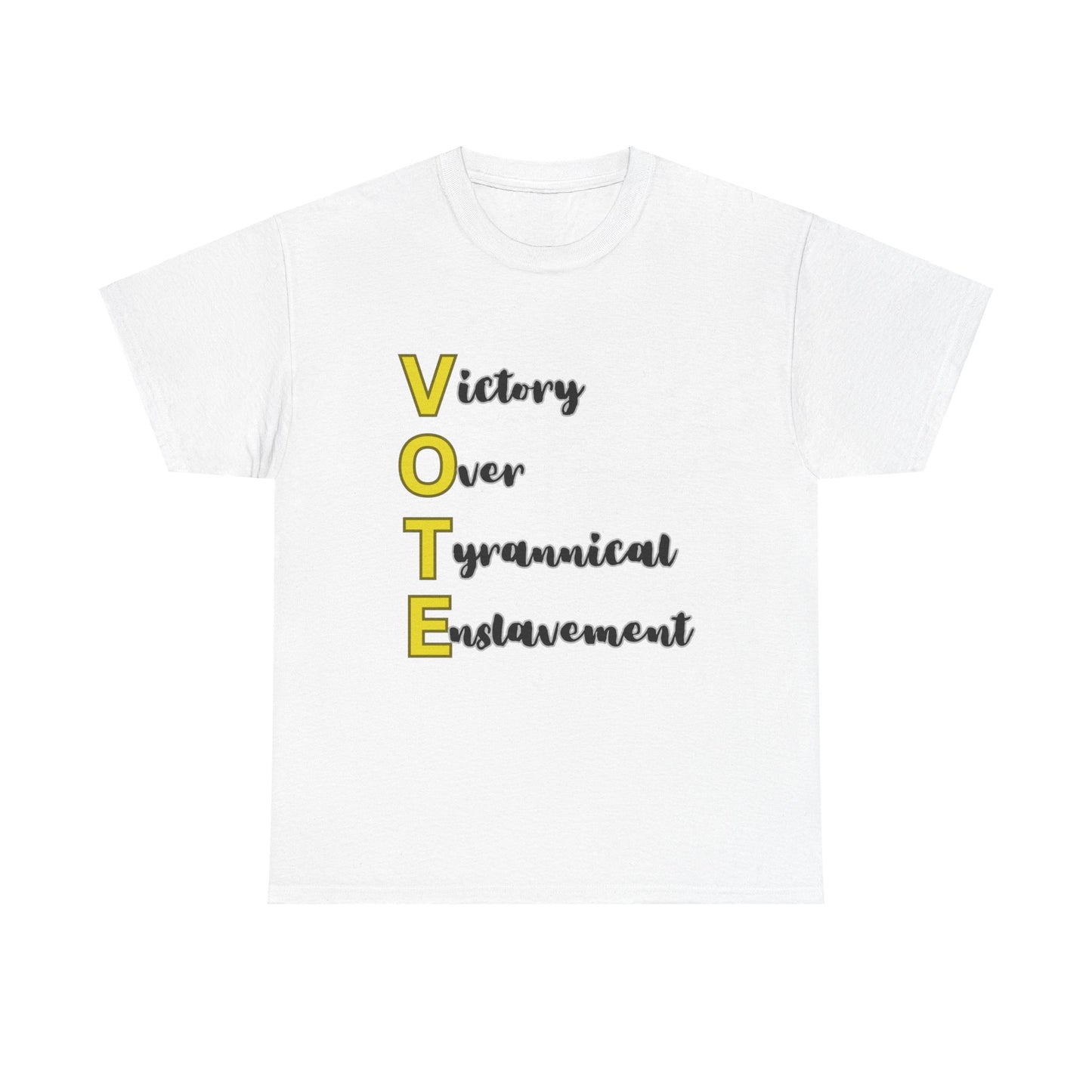 Victory over Tyranny Unisex Heavy Cotton Tee