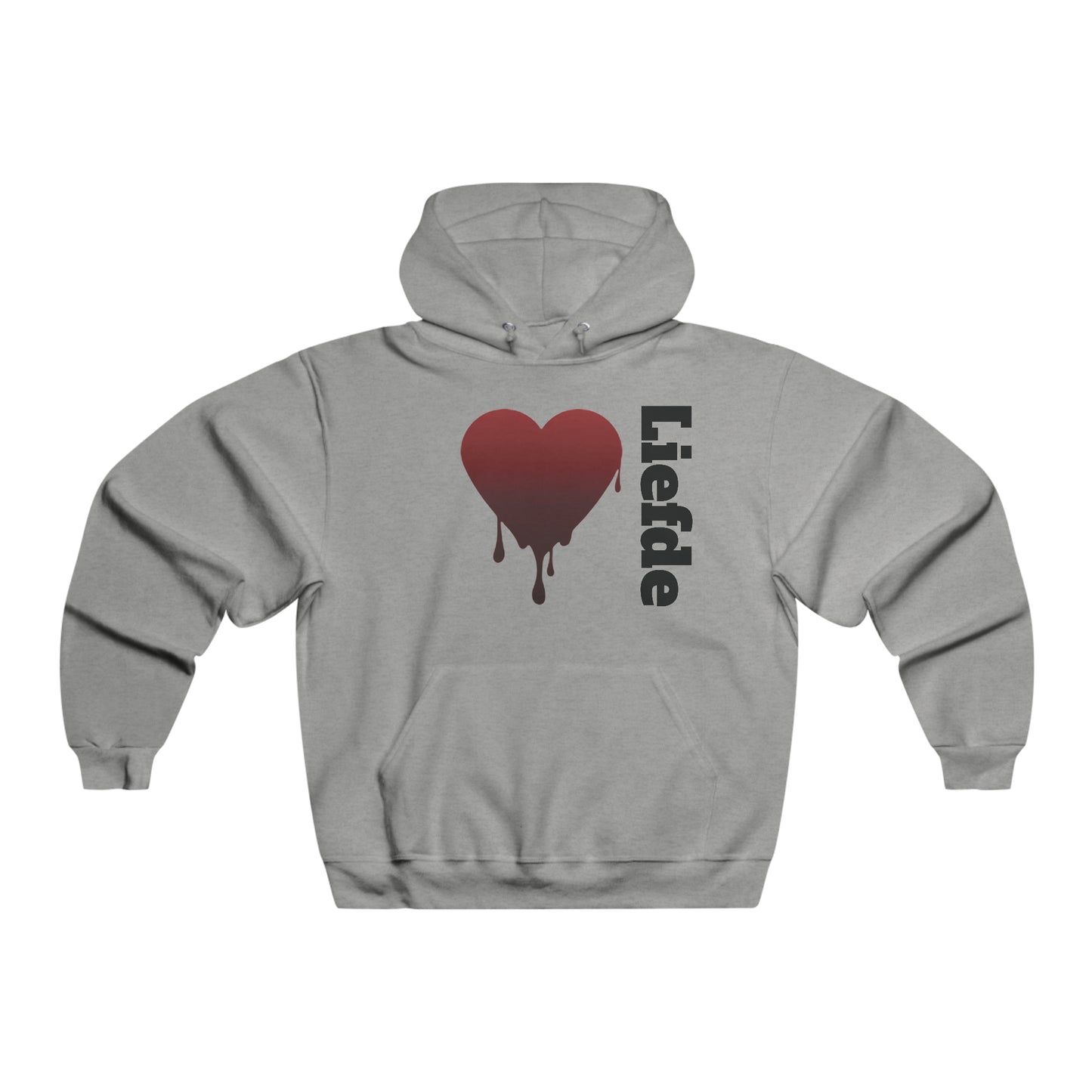 Liefde (Love) Men's Hooded Sweatshirt